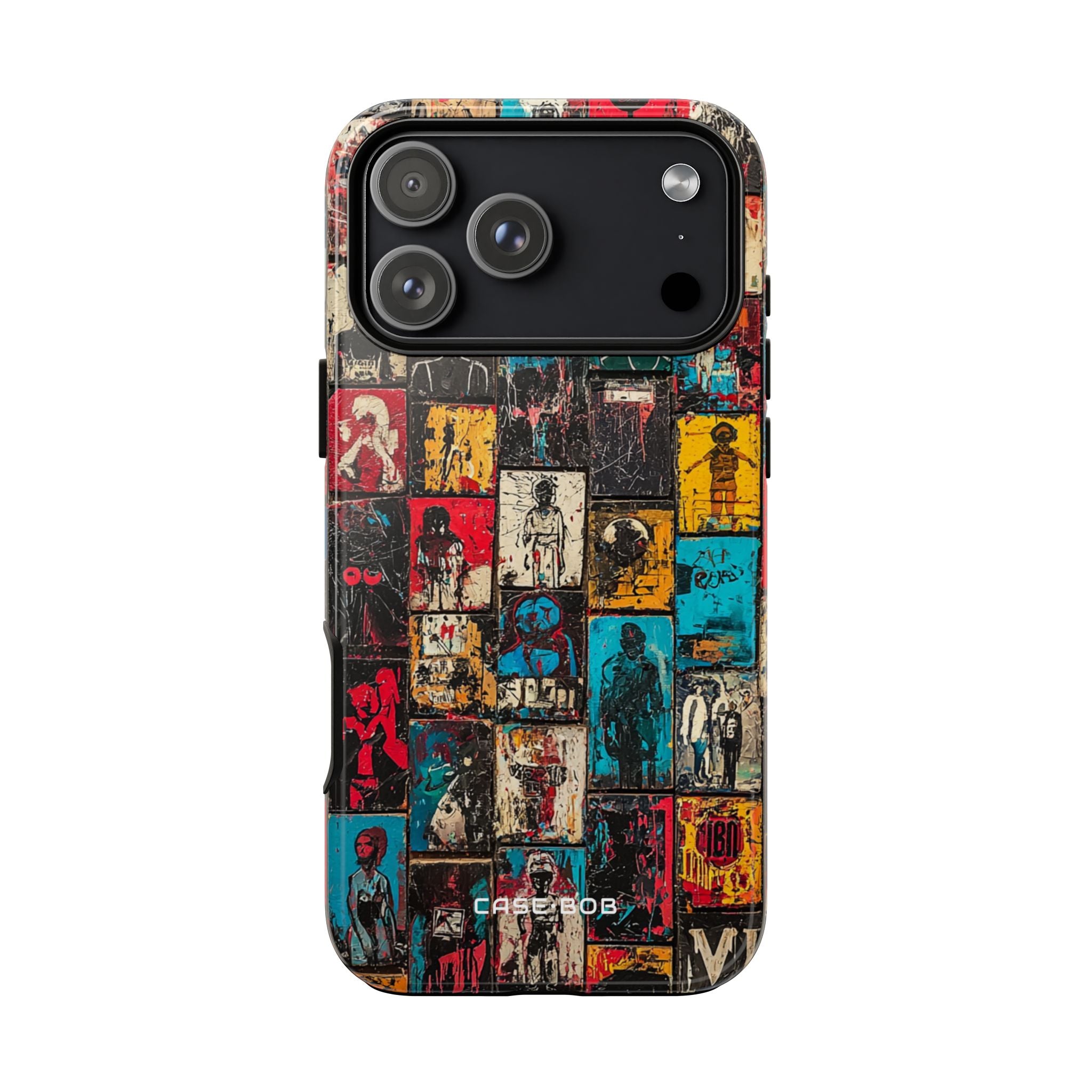 Figured Grid iPhone 17 Pro Max Case - Tough - CASE•BOB