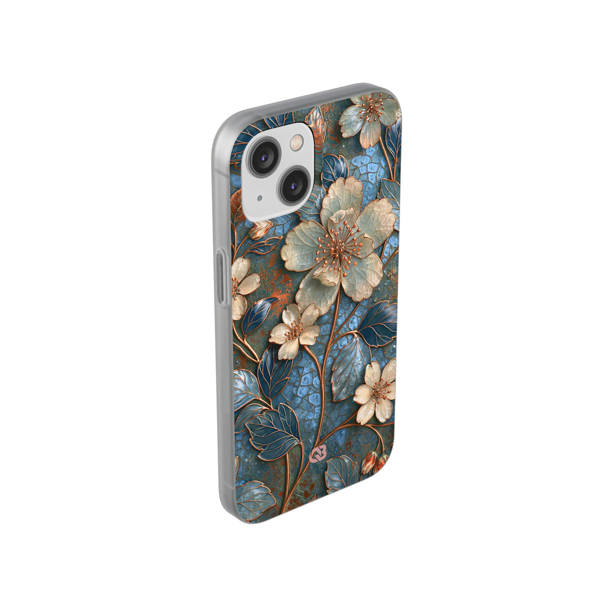 Gilded Blossom Reverie · Lite Phone Case for iPhone · Teal