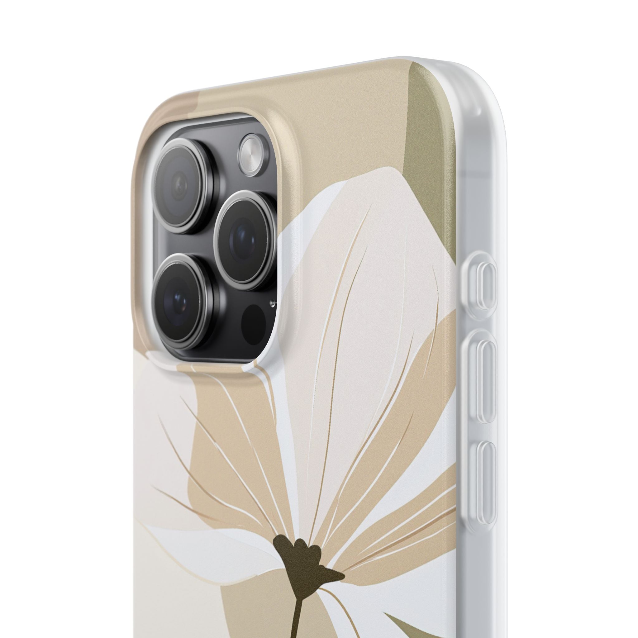Beige Lite Phone Case for iPhone - Sage Linen Magnolia