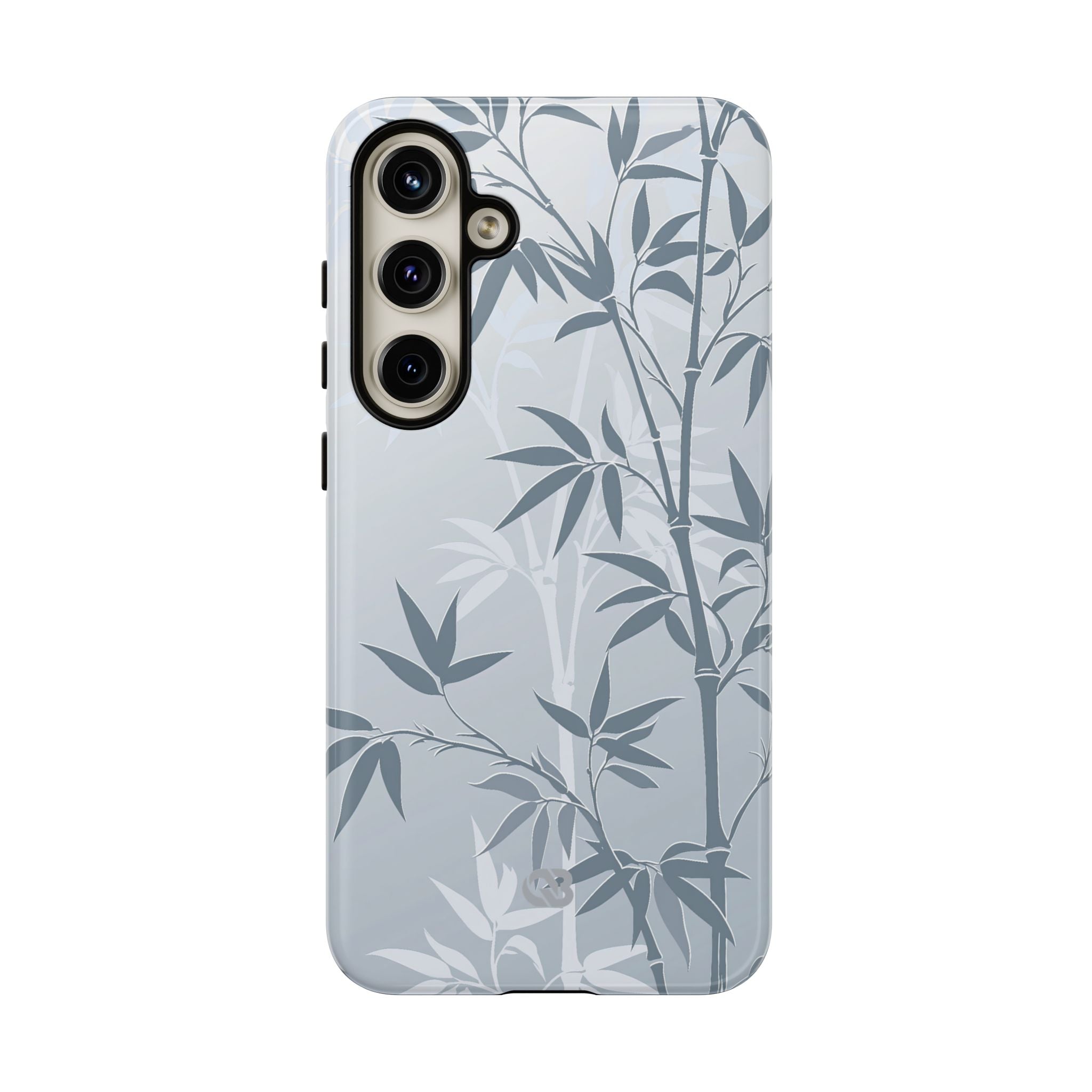 Blue Tough Phone Case for Samsung - Slate Bamboo Shadow