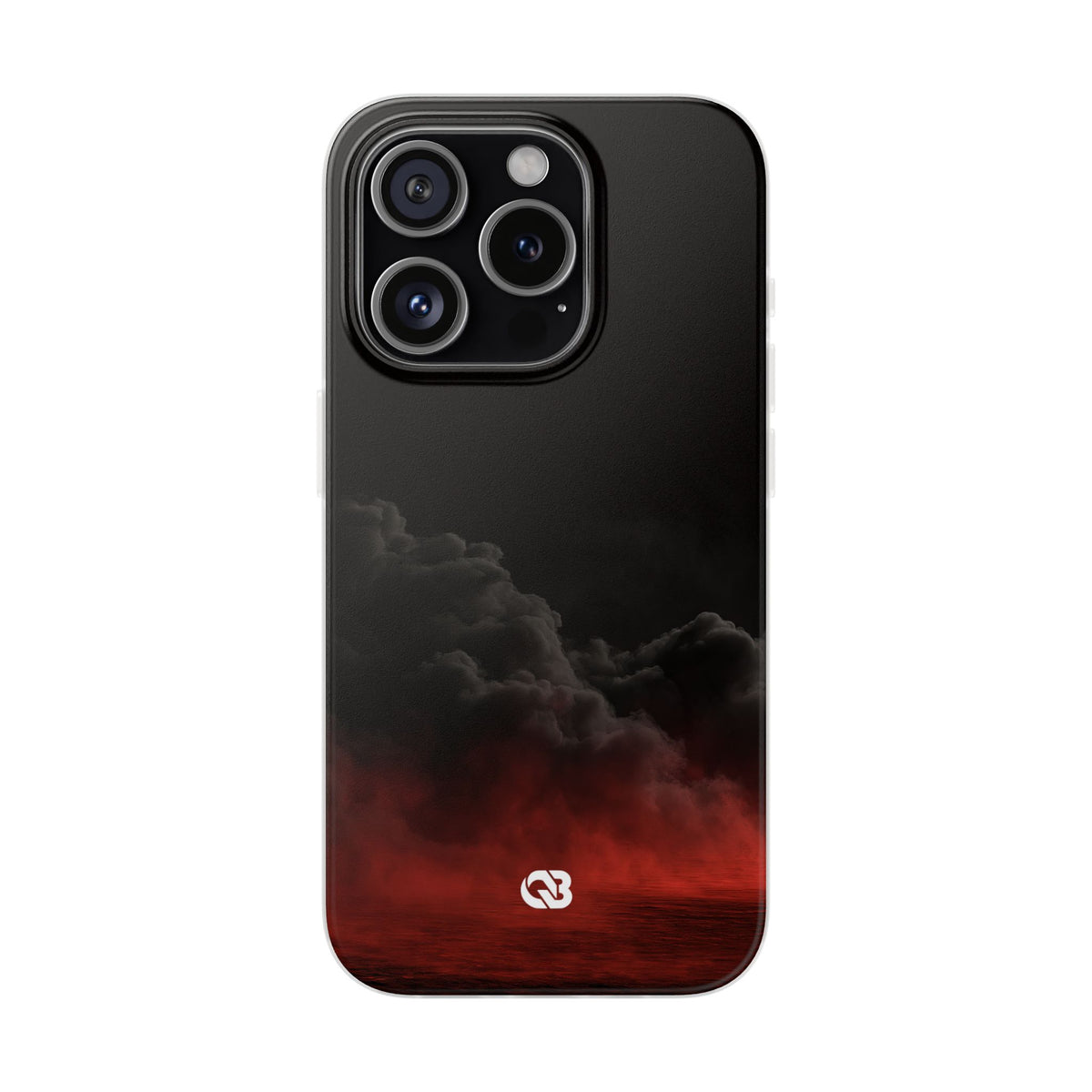 Crimson Fog Void · Lite Phone Case for iPhone · Black