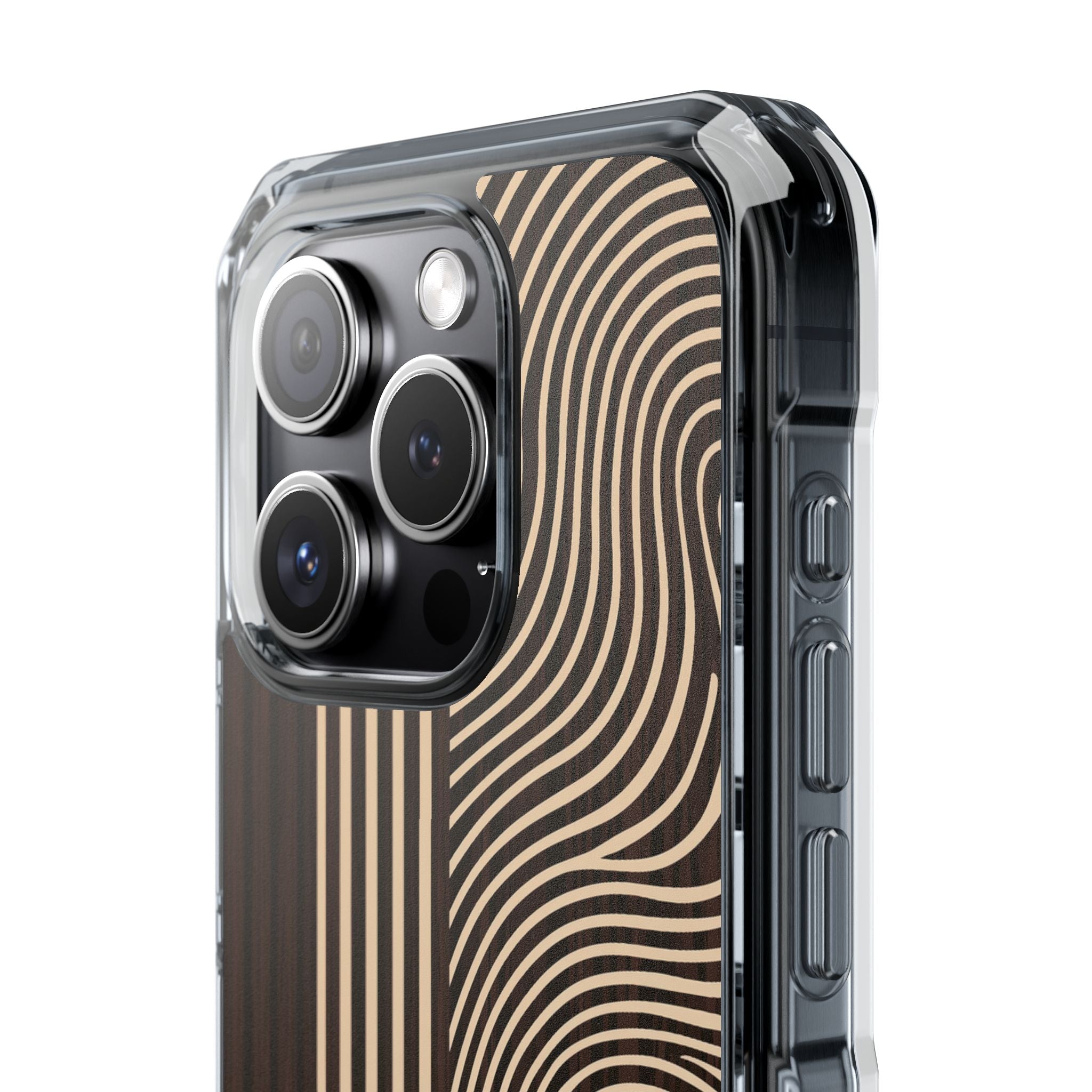 Brown Impact MagSafe Phone Case for iPhone - Espresso Sand Ridge