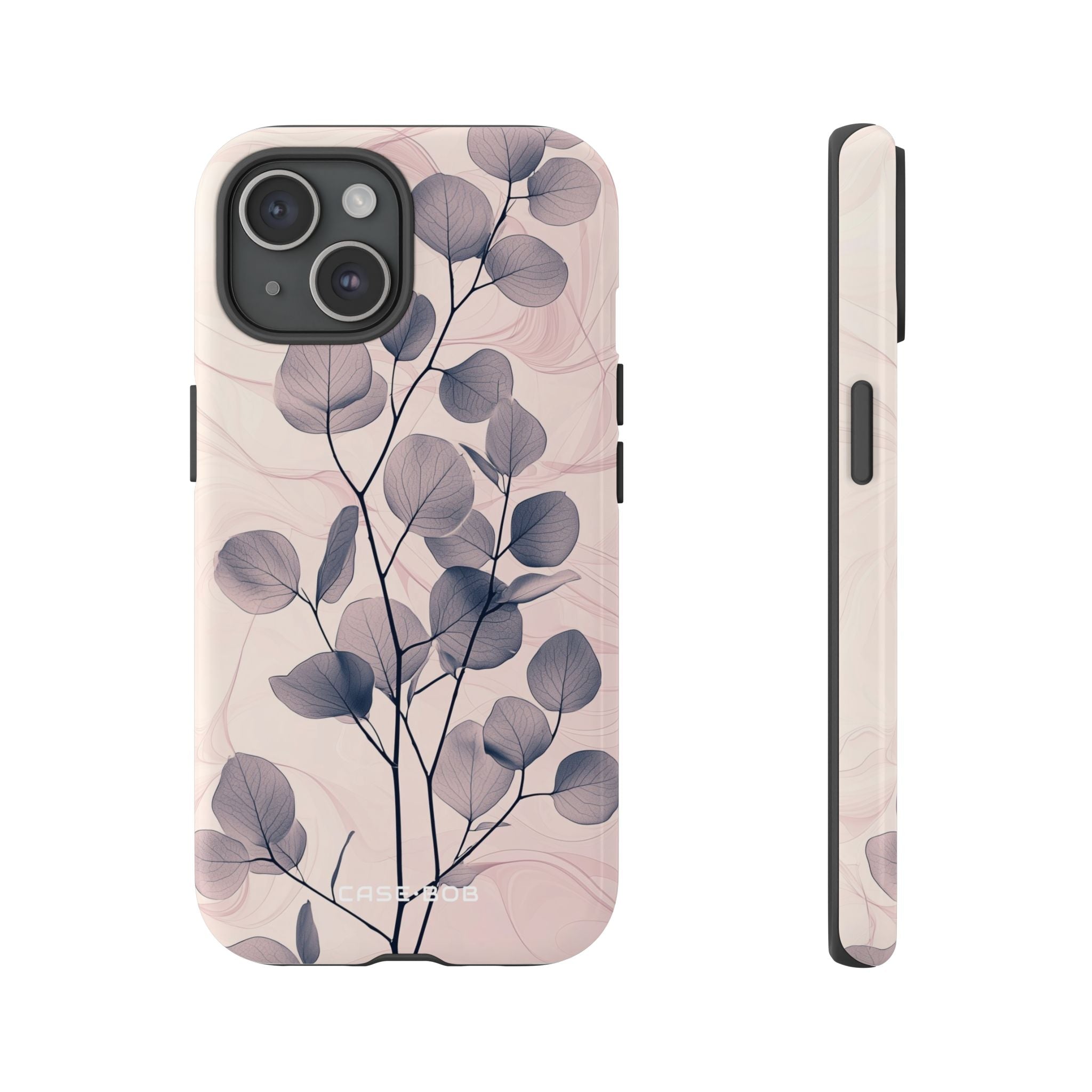 Veined Leaf Whisper iPhone 15 Case - Tough