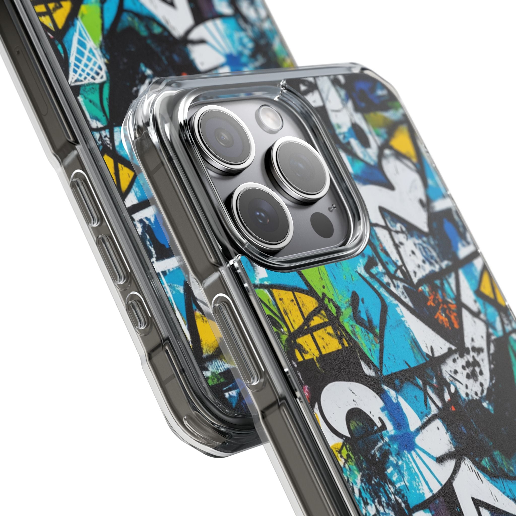 Valkoinen Ripple Drift iPhone 15 Pro Max - Impact suojakotelo