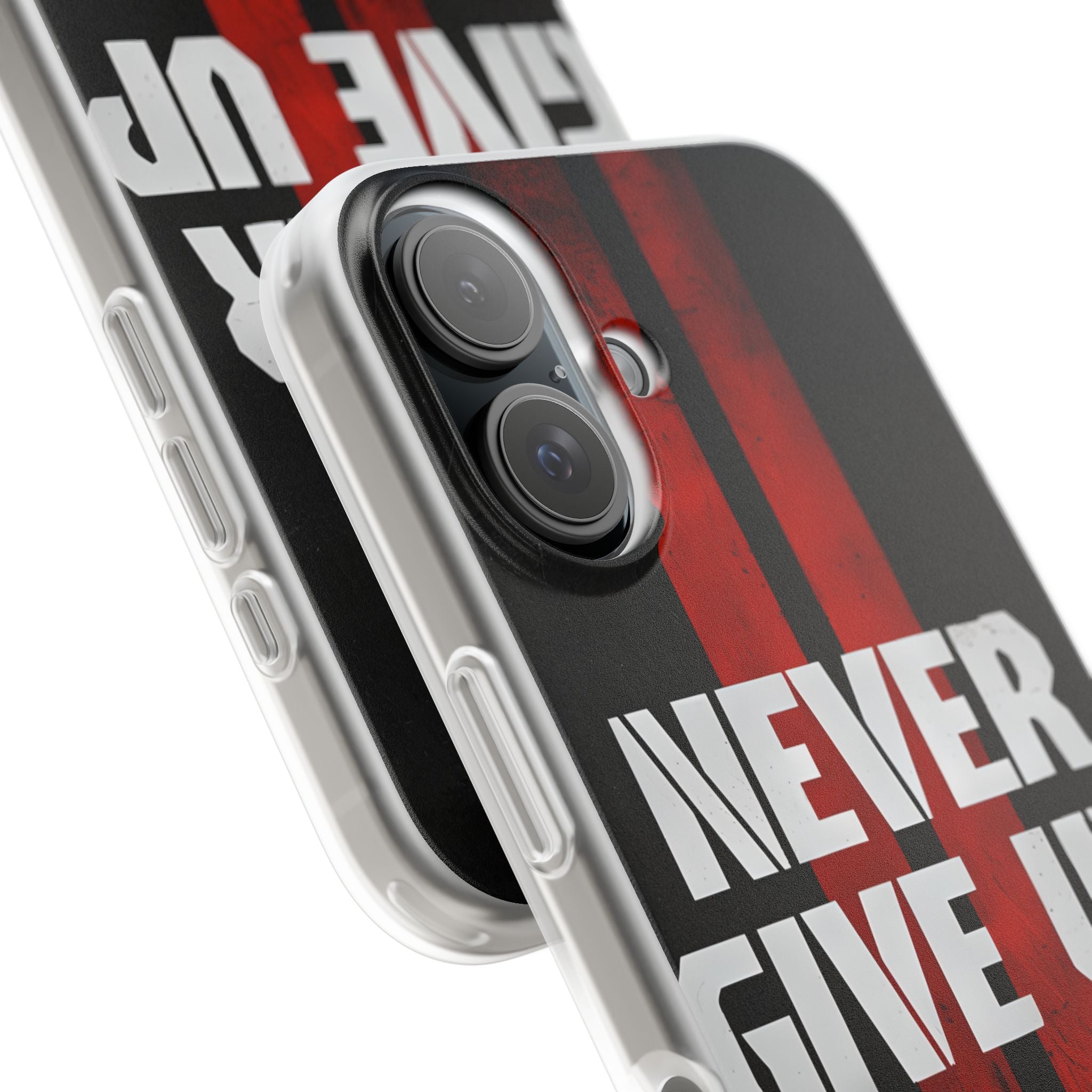 Crimson Grit Resolve · Soft Custodia per iPhone