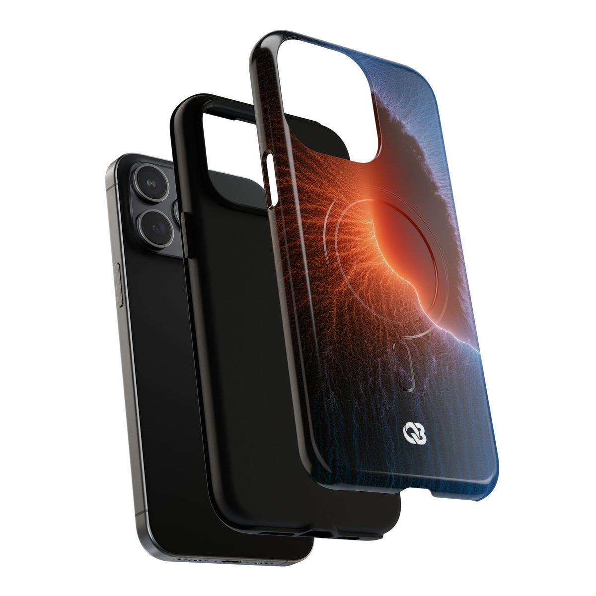 Thermal Aura Pulse · Tough 2.0 Magnetic Phone Case for iPhone · Blue