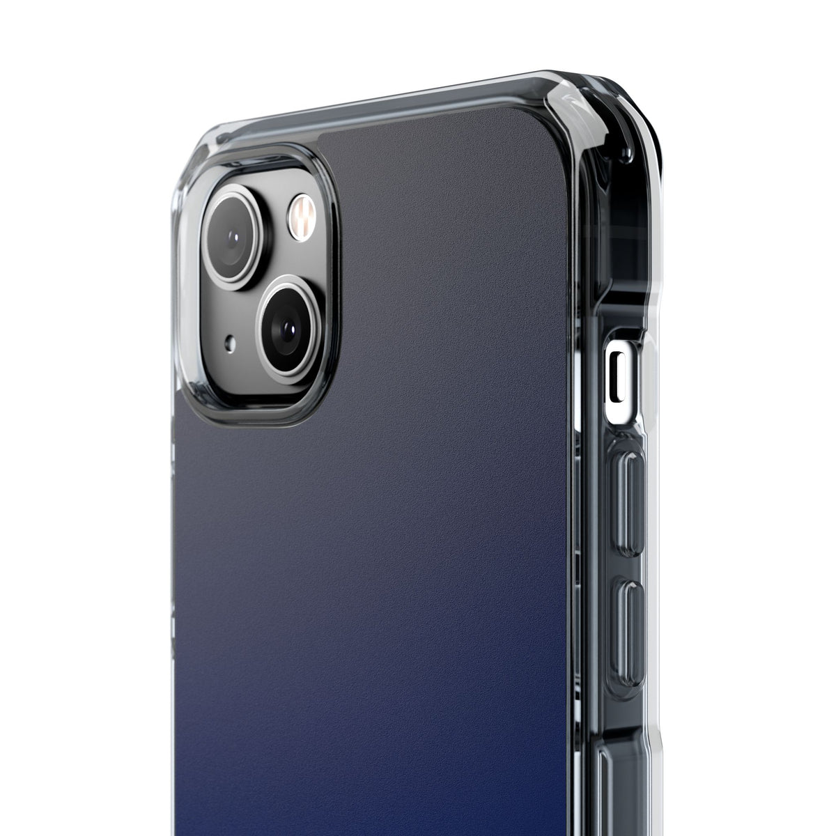Midnight Cobalt Gradient · Clear Impact Magnetic Phone Case for iPhone · Blue
