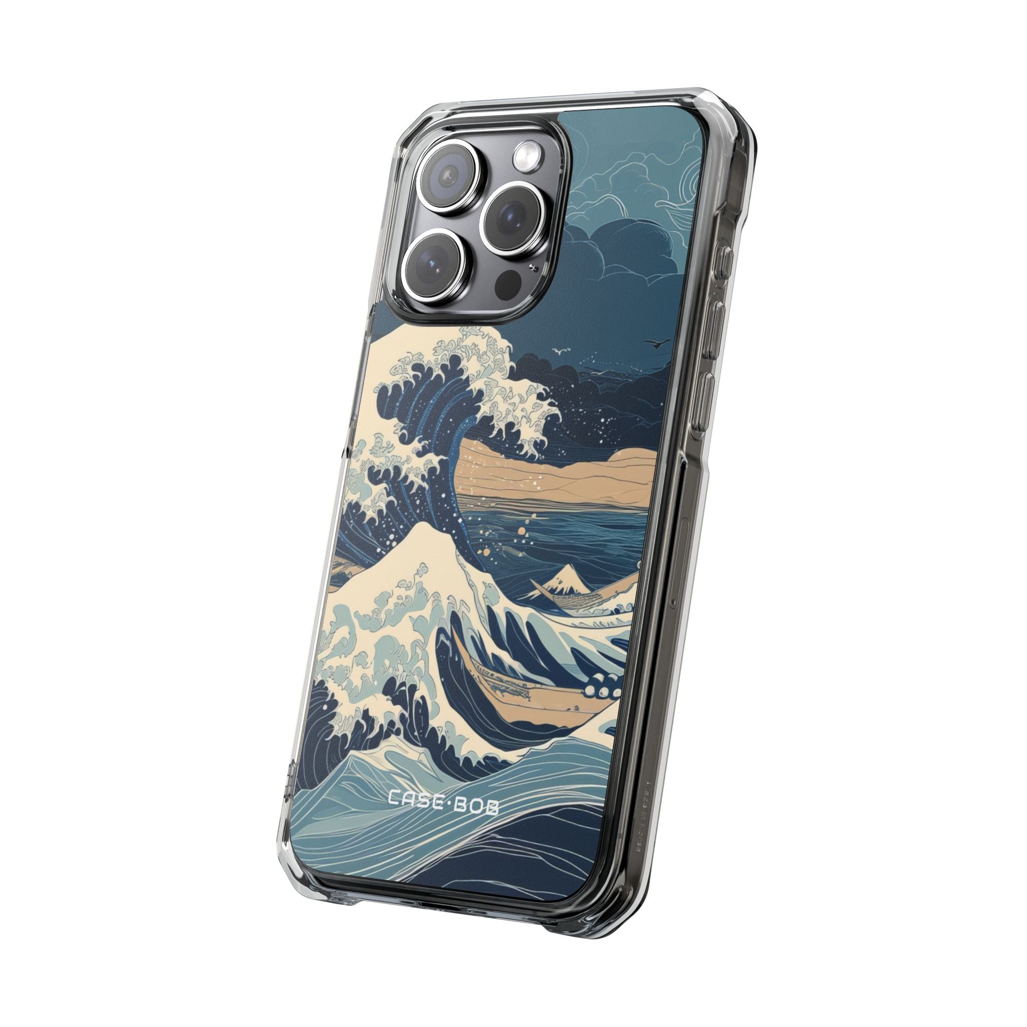 Cresting Blue Wave iPhone 15 Pro Max Cover - Impact
