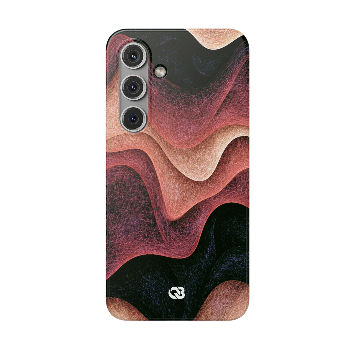 Rose Contour Waves · Lite Phone Case for Samsung · Pink