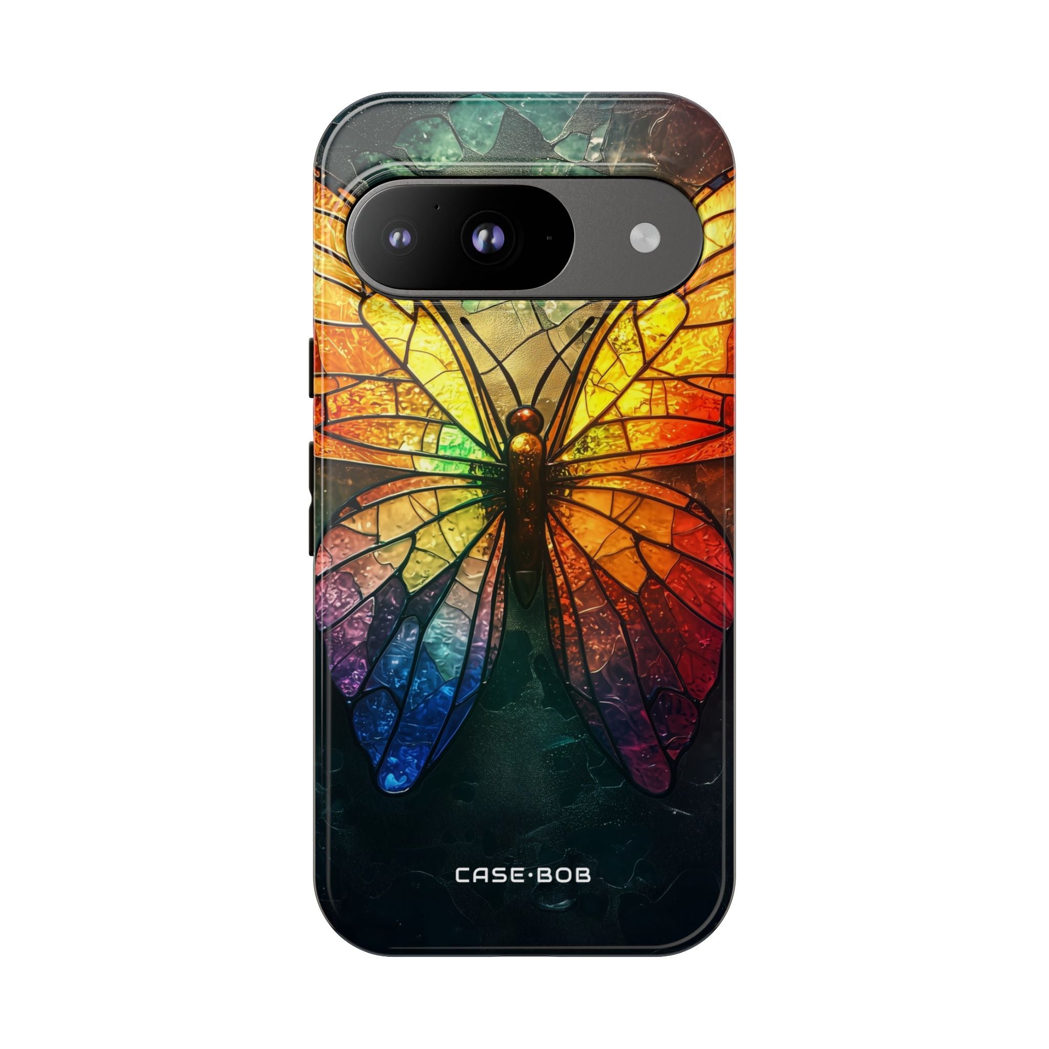 Stained Glass Butterfly Google Pixel 9 Case - Tough