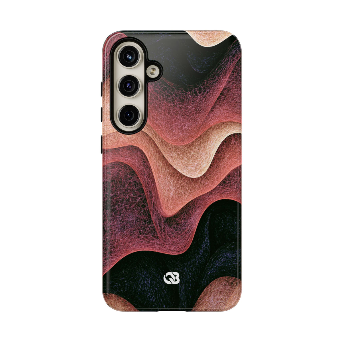 Rose Contour Waves · Tough Phone Case for Samsung · Pink