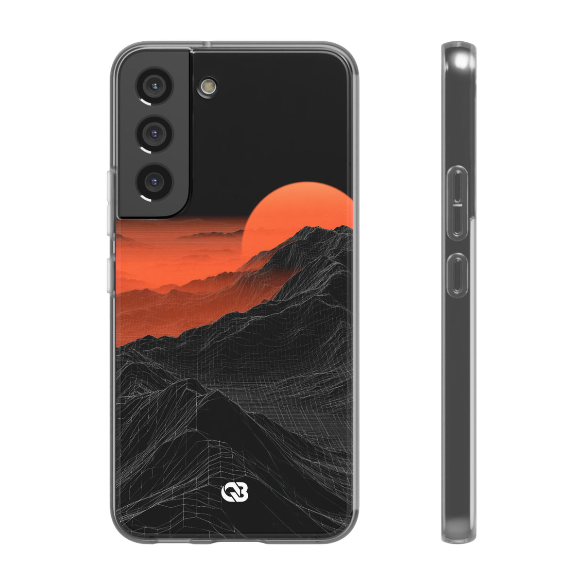 Solar Ridge Mesh · Lite Phone Case for Samsung · Black