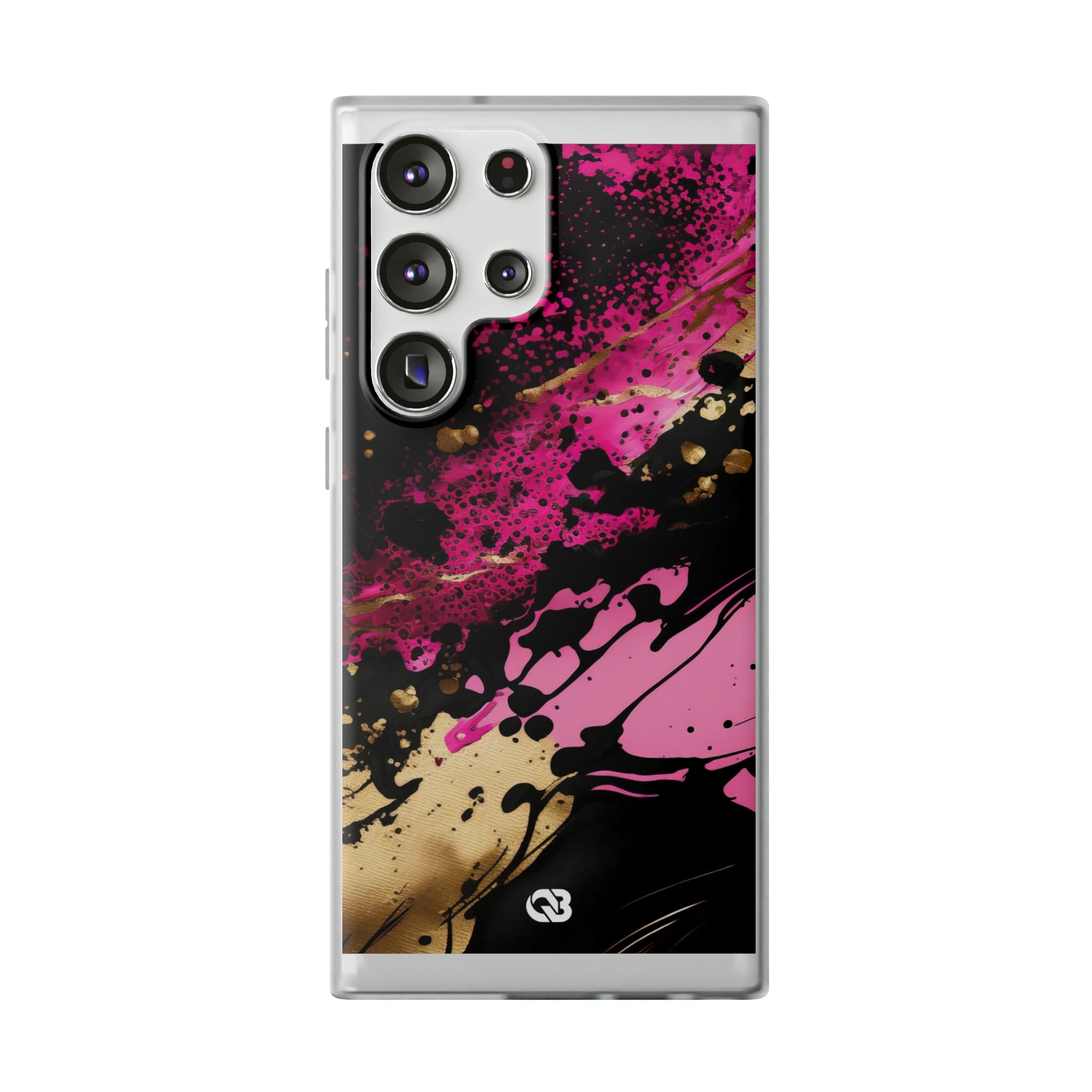 Magenta Liquid Gold · Soft Handyhülle für Samsung