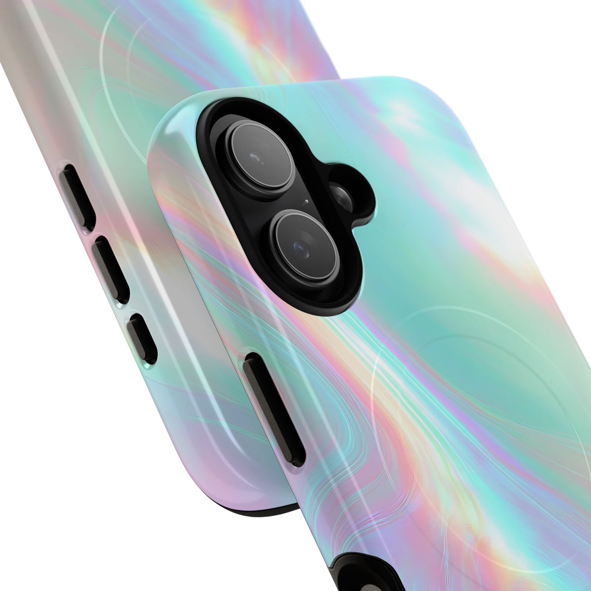Prismatic Liquid Light · Tough 2.0 Magnetic Phone Case for iPhone · Teal