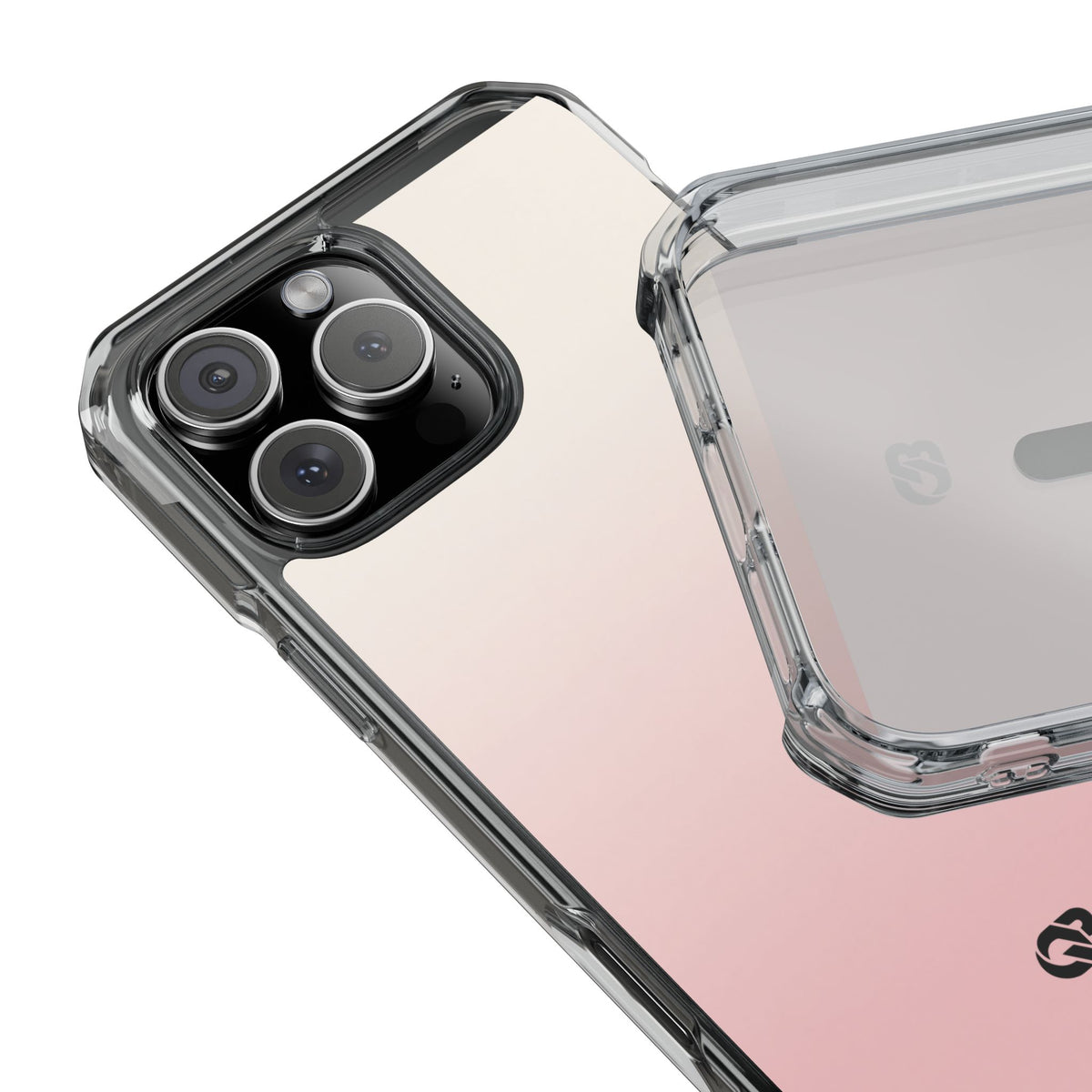 Blush Horizon · Clear Impact Magnetic Phone Case for iPhone · Pink