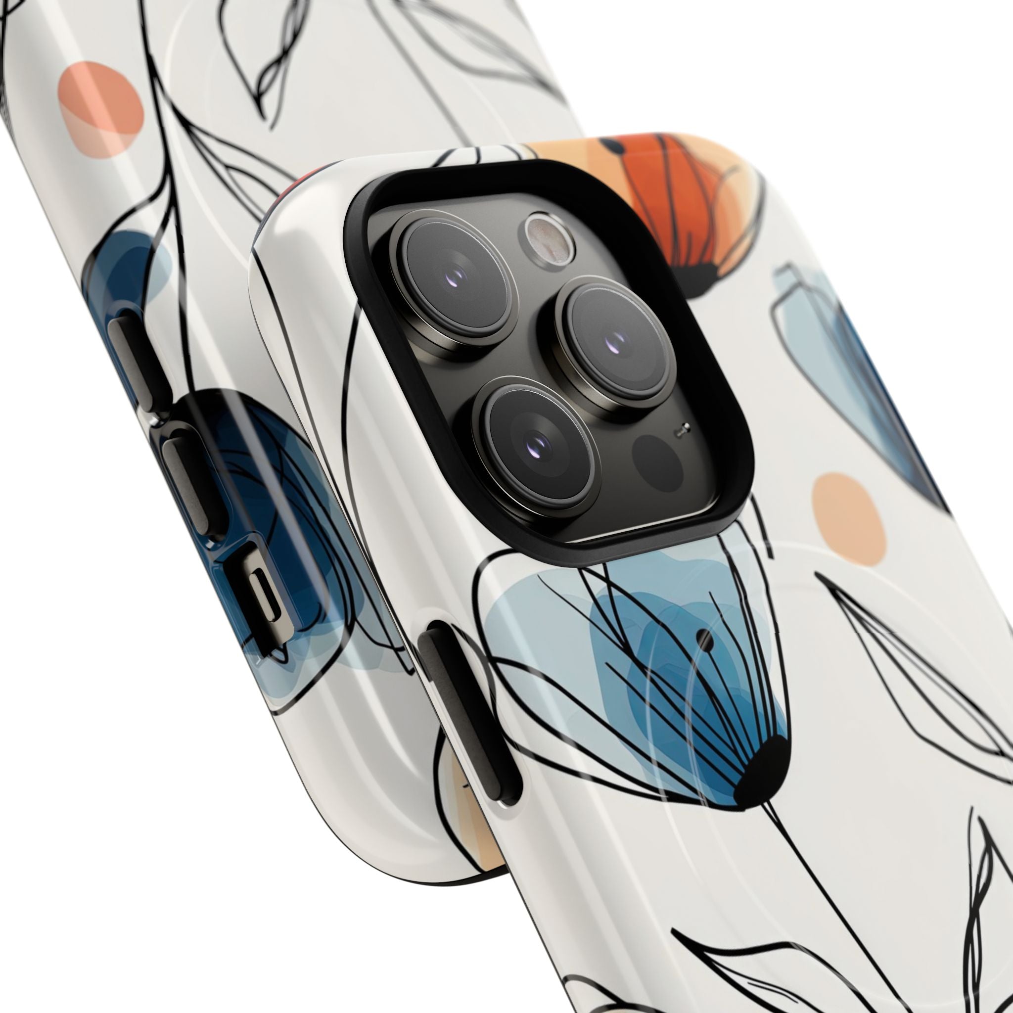 Ink Watercolor Tulips · Tough+ Phone Case for iPhone · Magsafe