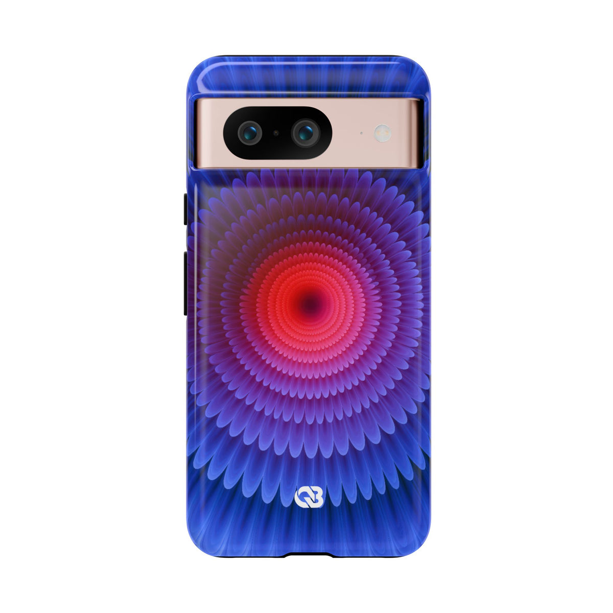 Radial Spectrum Bloom · Tough Phone Case for Pixel · Blue