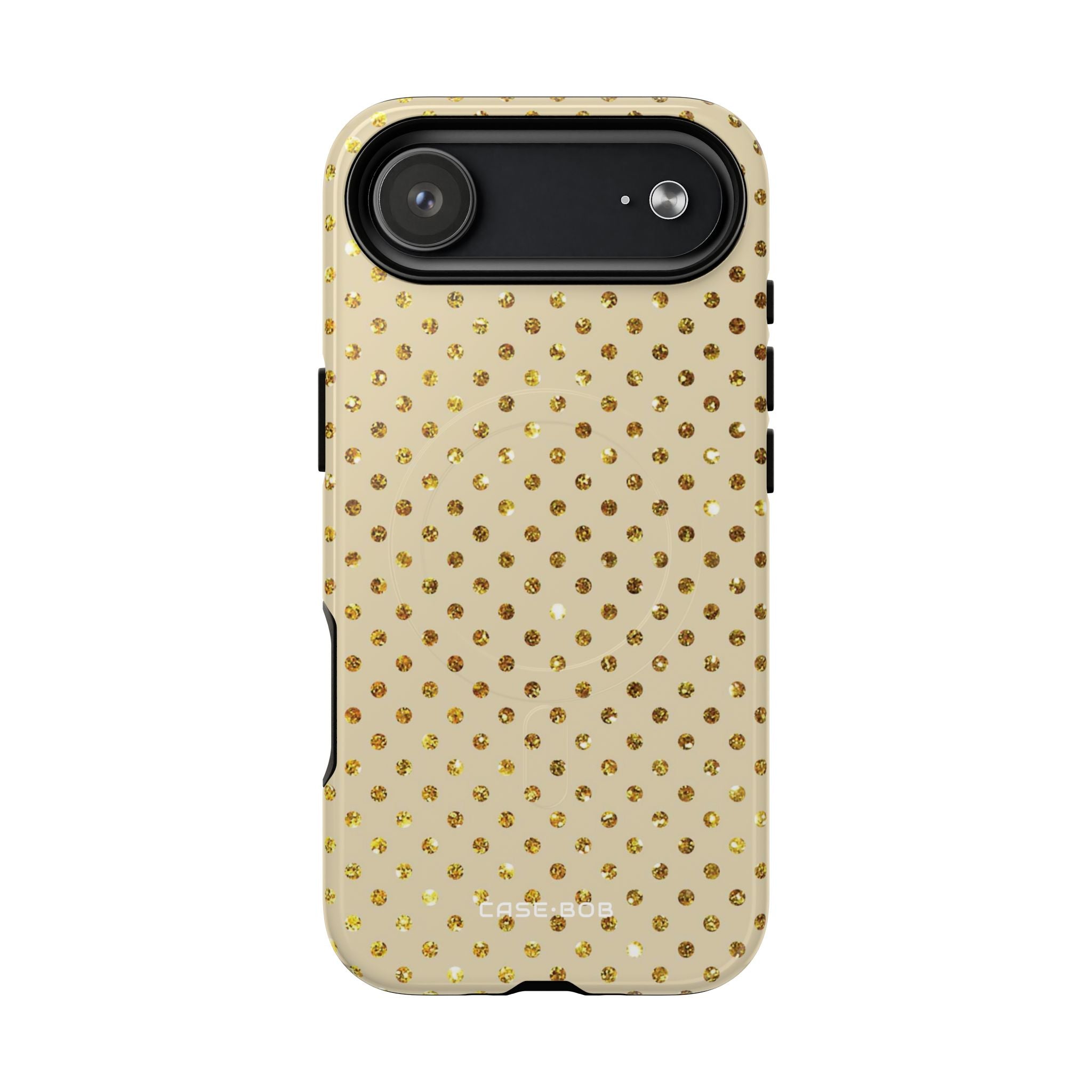 Gold Sparkle Grid iPhone 17 Air Case - Tough+ - CASE•BOB