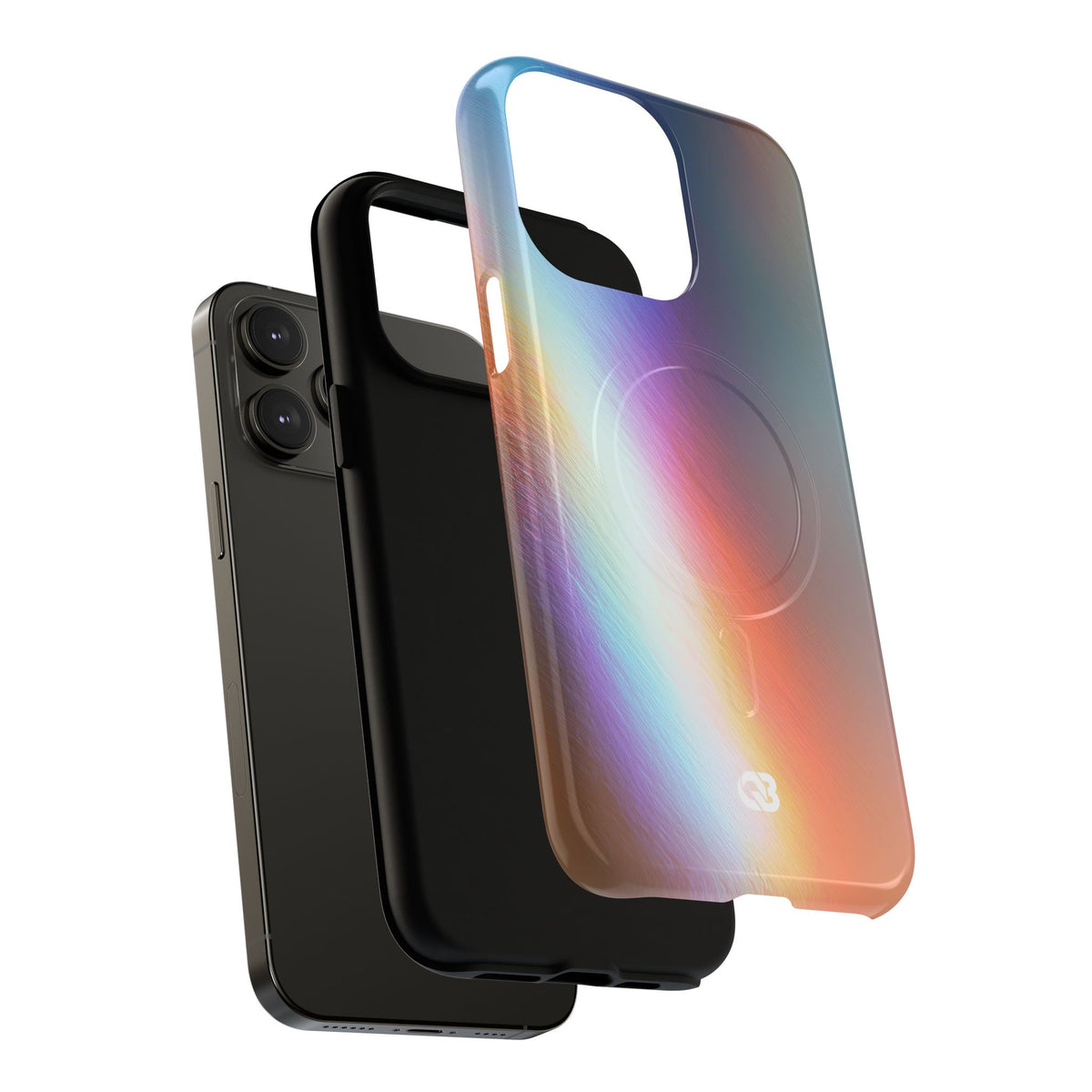 Prismatic Ray · Tough 2.0 Magnetic Phone Case for iPhone · Blue