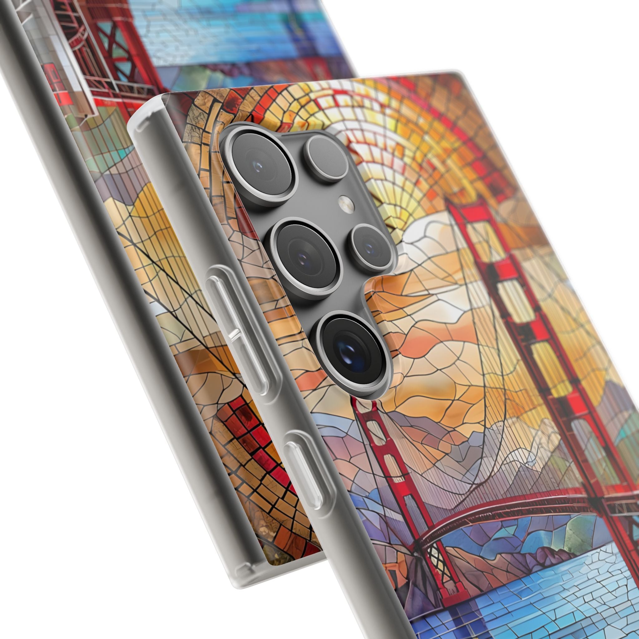 Crimson Arch Coast · Soft Custodia per Samsung