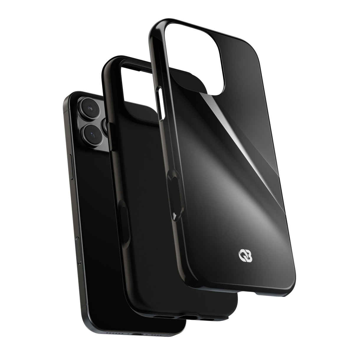 Obsidian Ridge · Tough Phone Case for iPhone · Black
