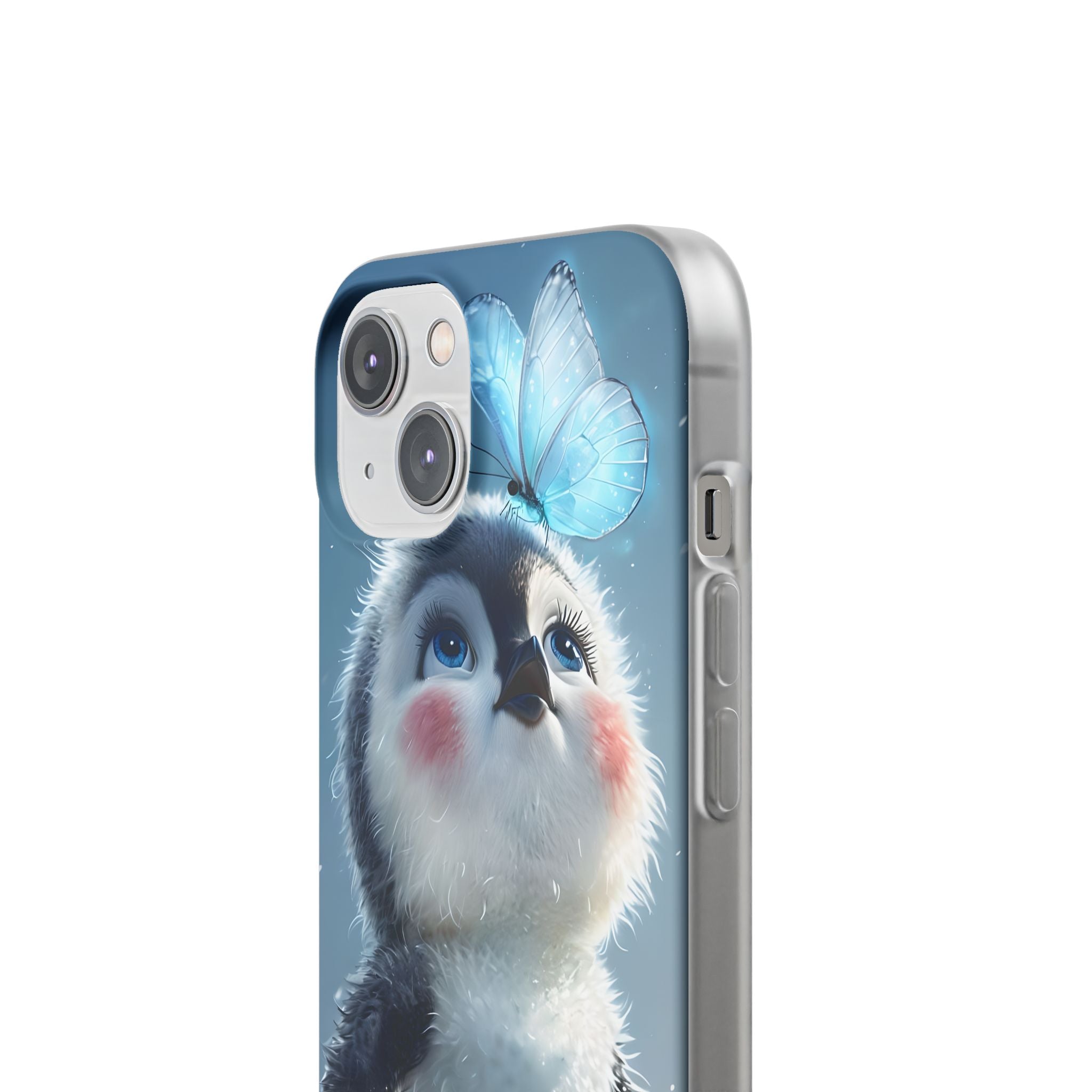 Frosty Penguin Glow · Soft Coque de téléphone pour iPhone