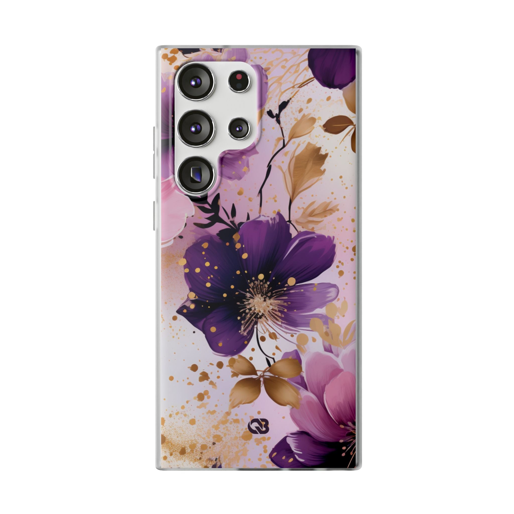 Gilded Violet Bloom · Soft Phone Case for Samsung