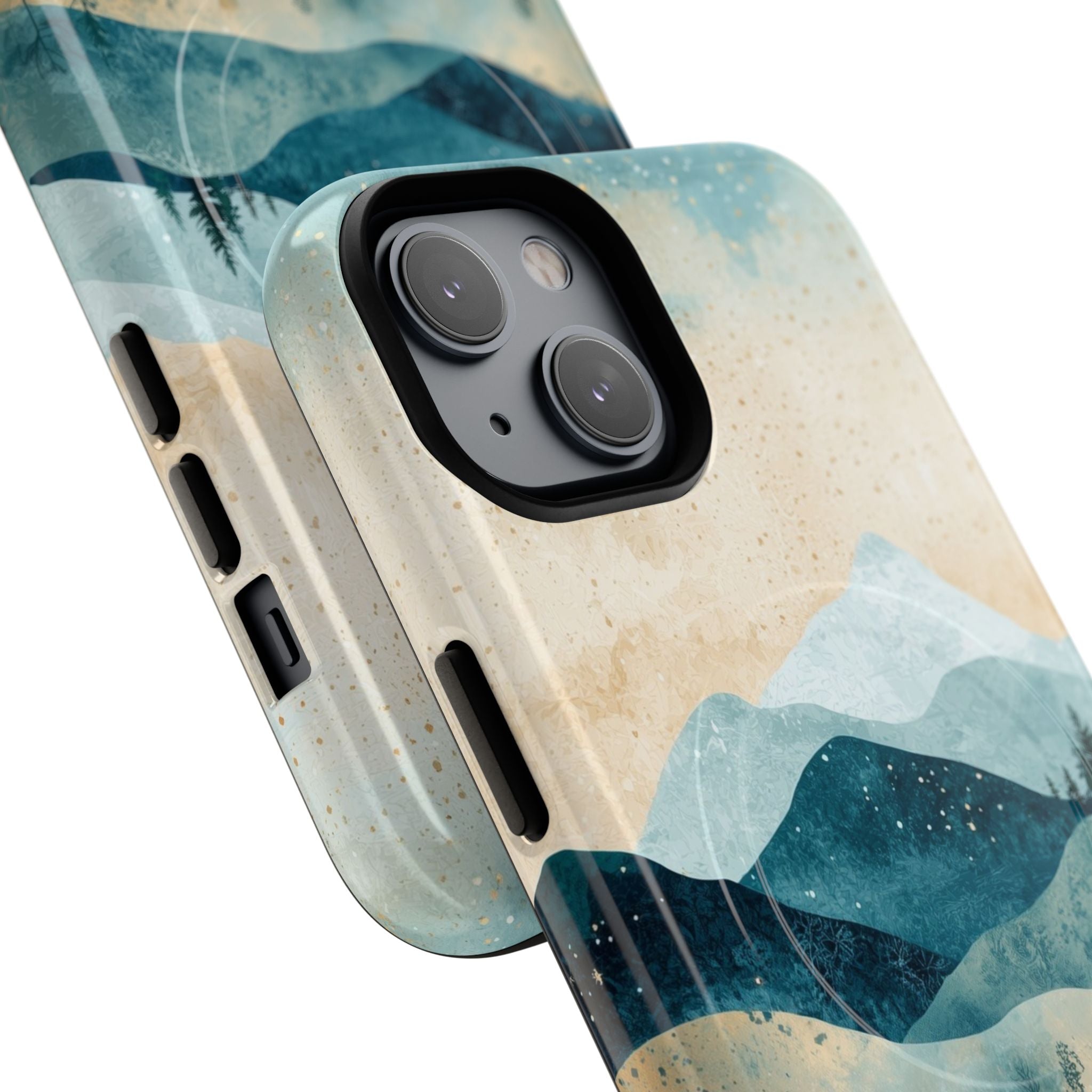 Moonlit Mountains iPhone 14 Case - Tough+