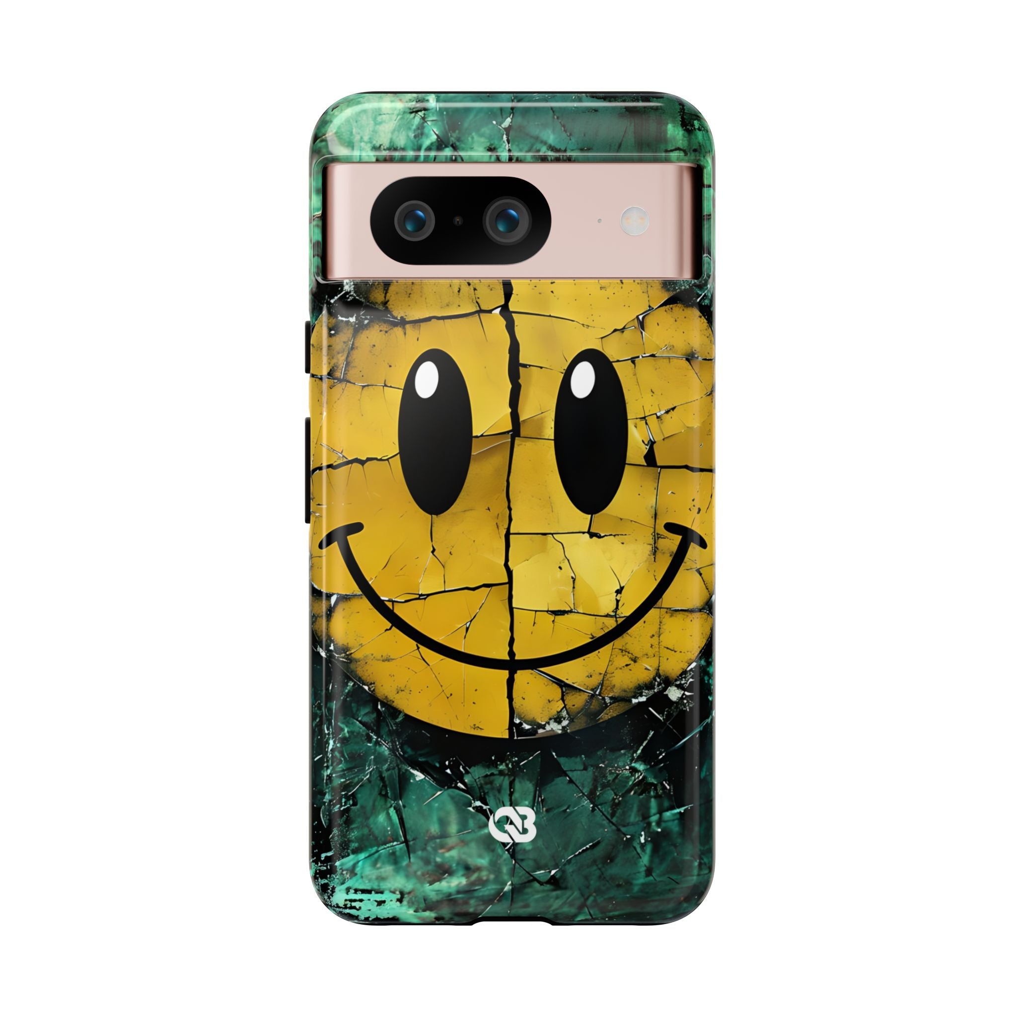 Fractured Yellow Grin · Tough Phone Case for Google Pixel