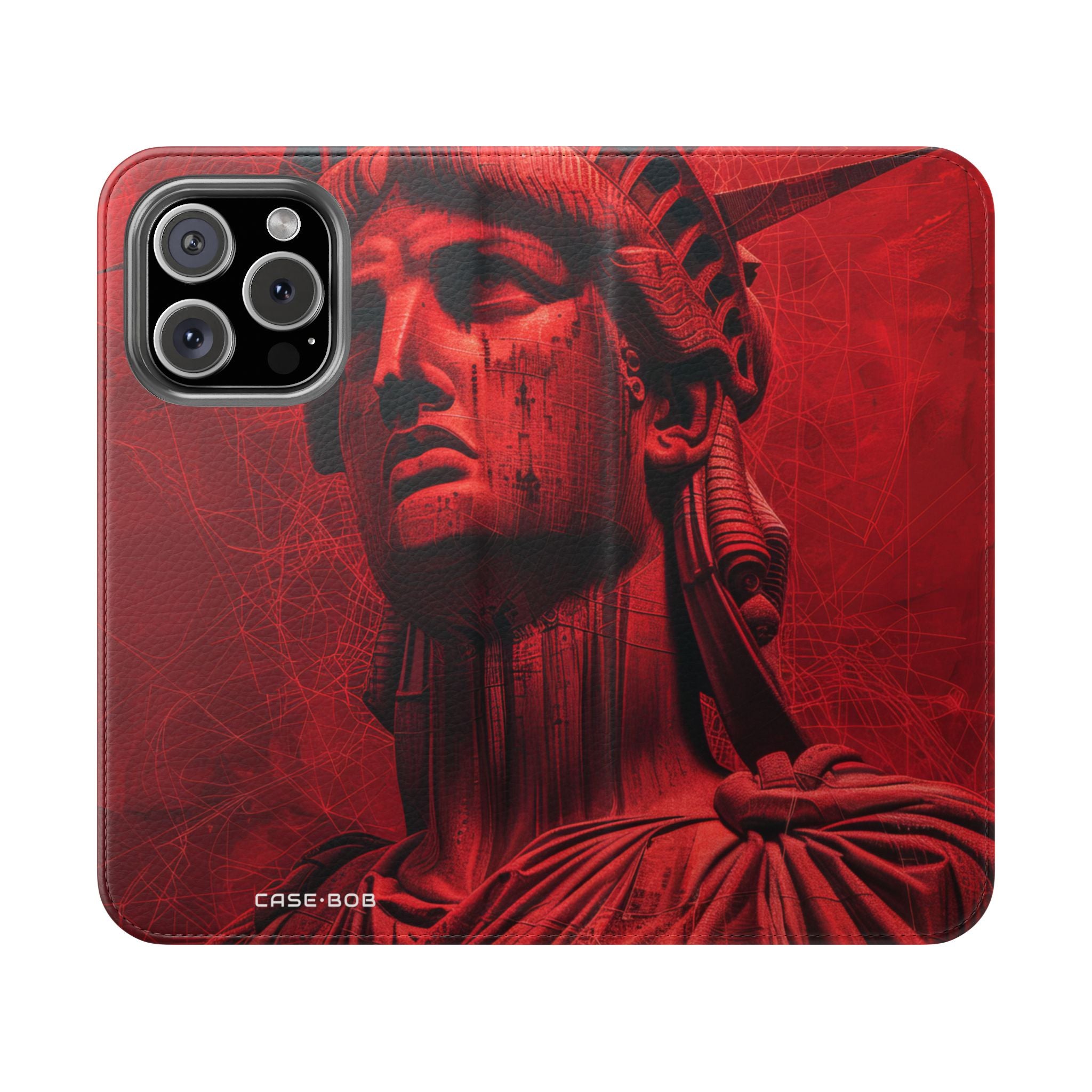 Liberty Crimson - iPhone 16 Pro Case - Portemonnee
