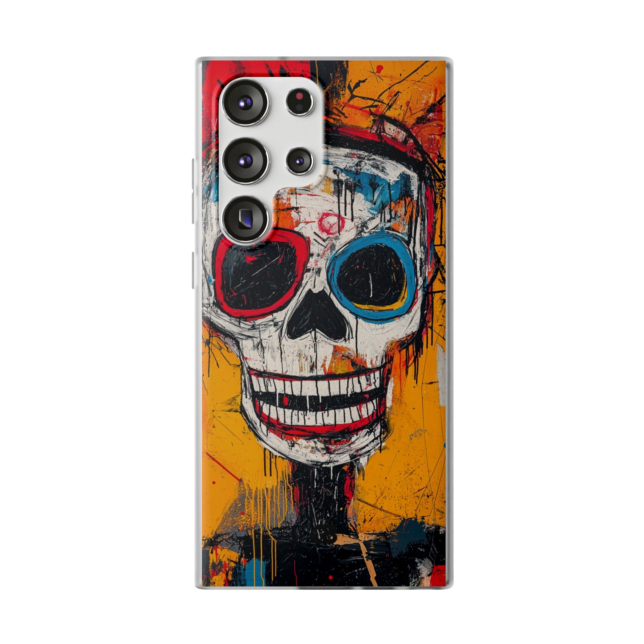 Vivid Graffiti Skull · Soft Coque de téléphone pour Samsung