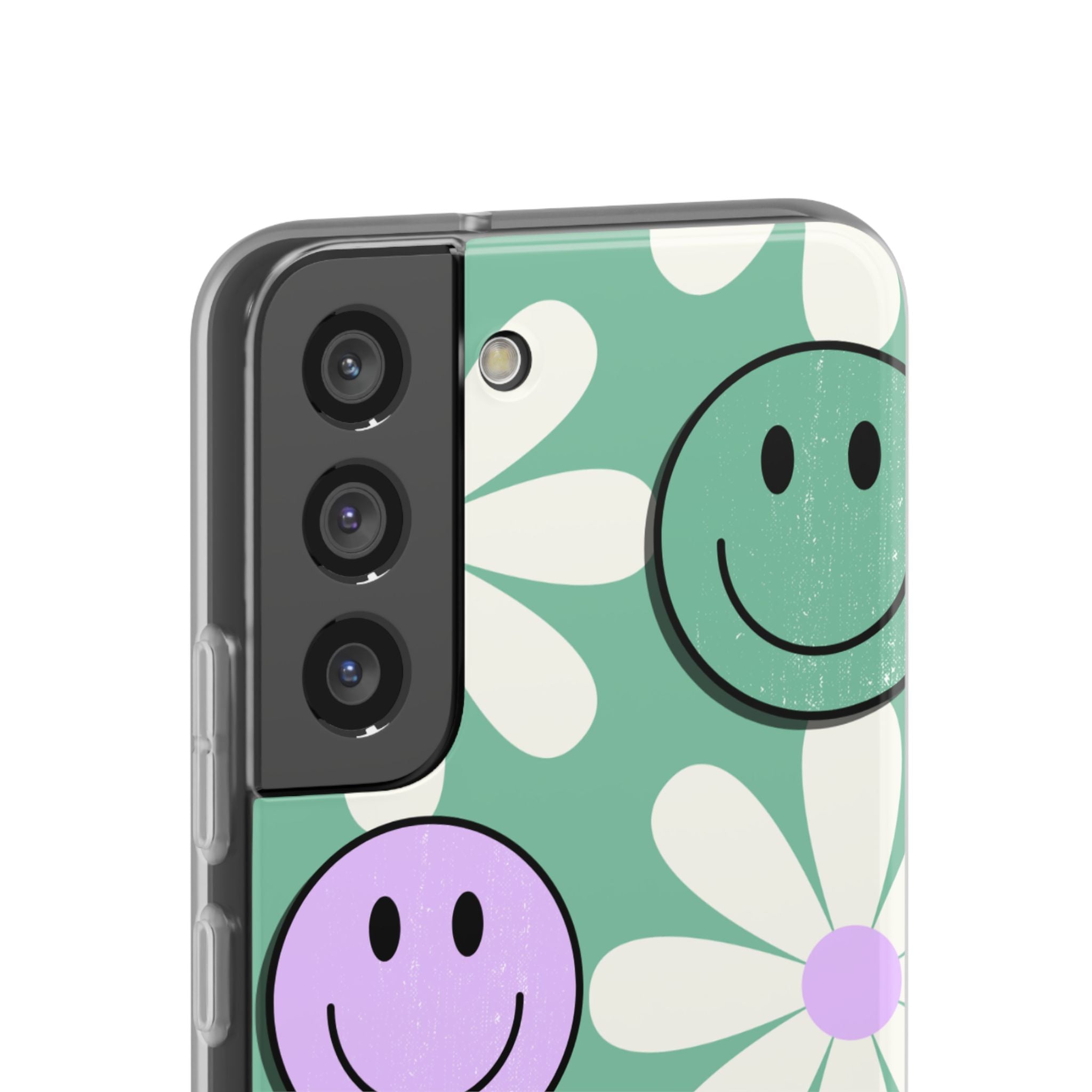 Smiley Daisy Glow Samsung S22 - Soft