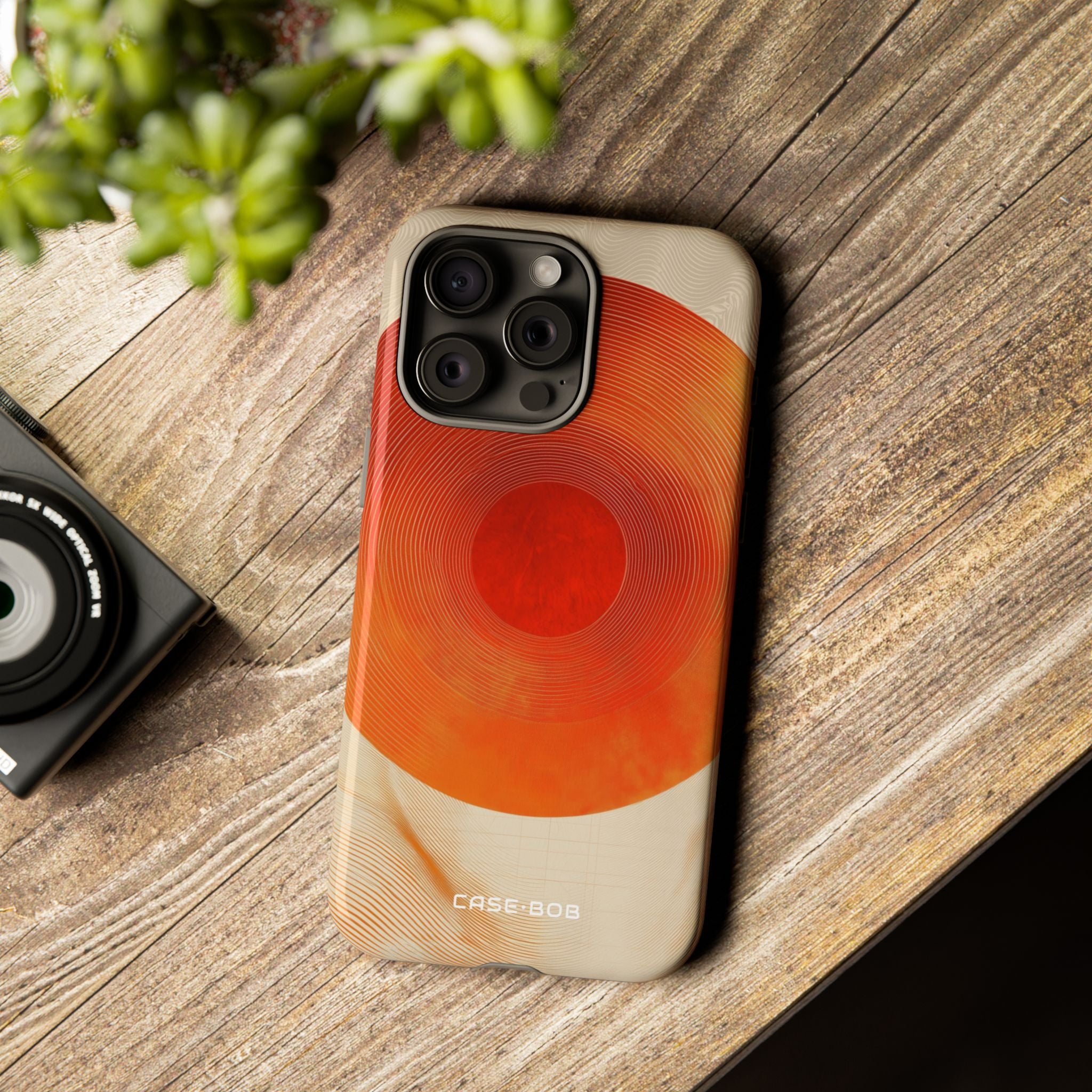 Sunburst Swirl iPhone 15 Pro Max Case - Tough