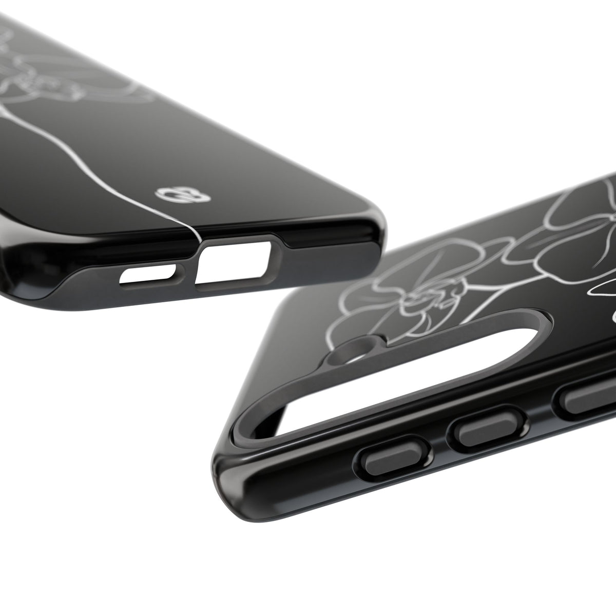 Midnight Orchid · Tough Phone Case for Samsung · Black