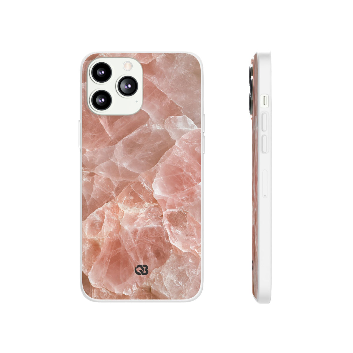 Rose Quartz Facet · Lite Phone Case for iPhone · Pink
