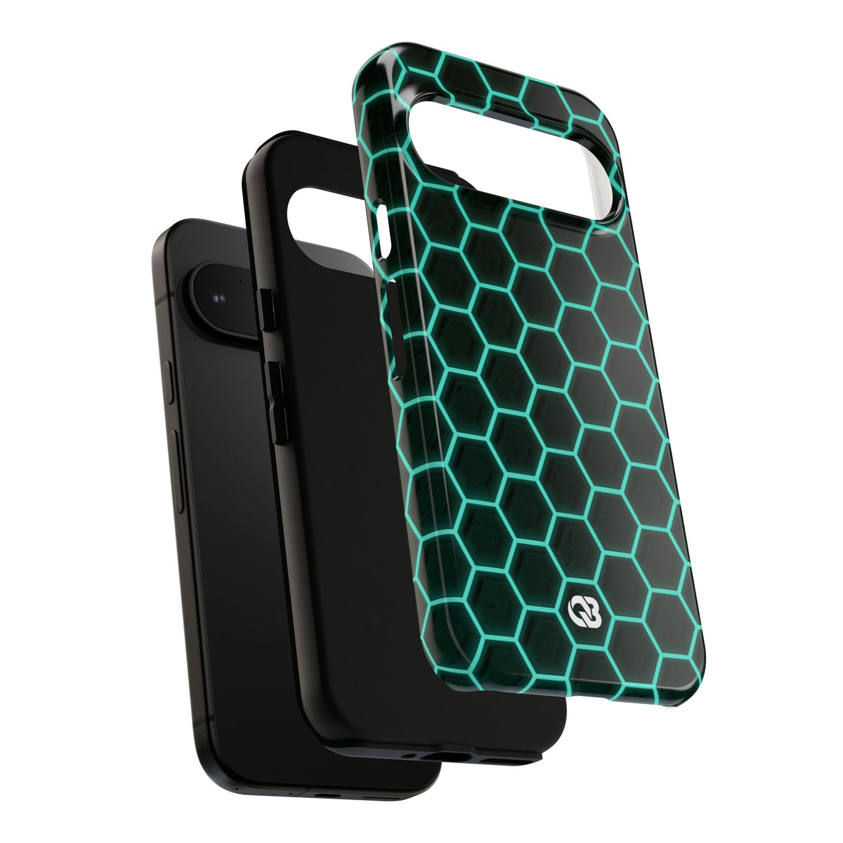 Neon Hex Spectrum · Tough Phone Case for Pixel · Teal