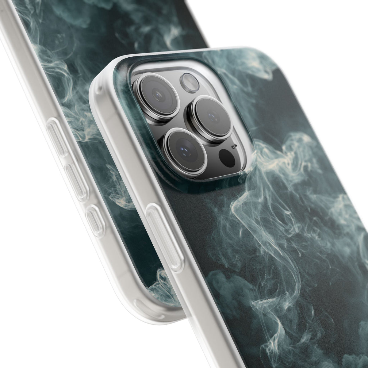 Luminescent Vapor Drift · Lite Phone Case for iPhone · Teal