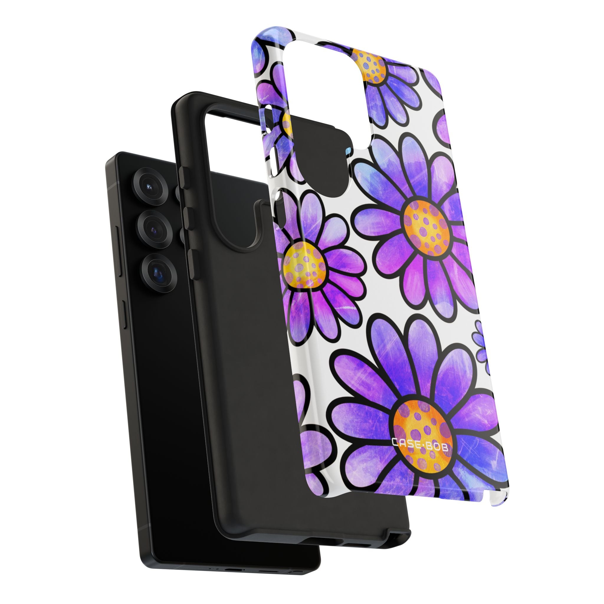 Polka Dot Blooms Samsung S25 Ultra Case - Tough