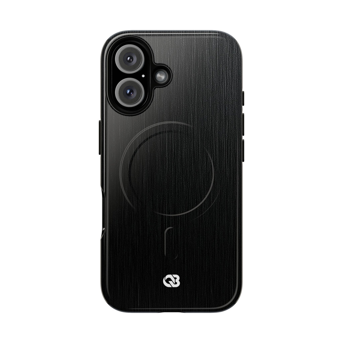 Black Tough 2.0 Magsafe Phone Case for iPhone - Brushed Obsidian Slate