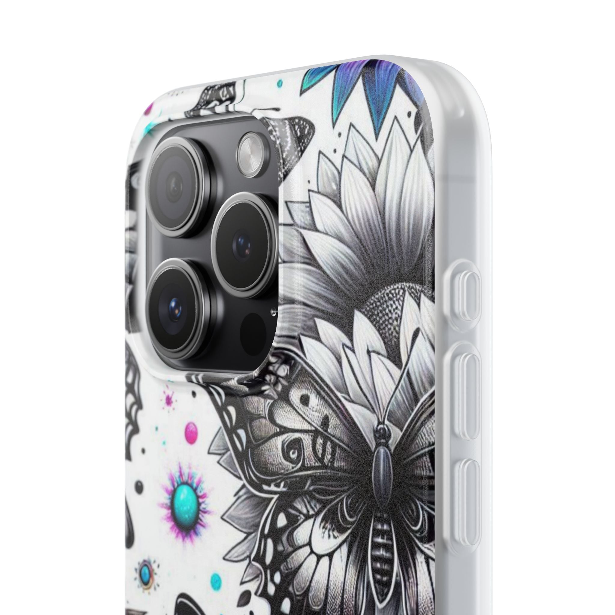 Butterfly Bloom iPhone 15 Pro Case - Soft