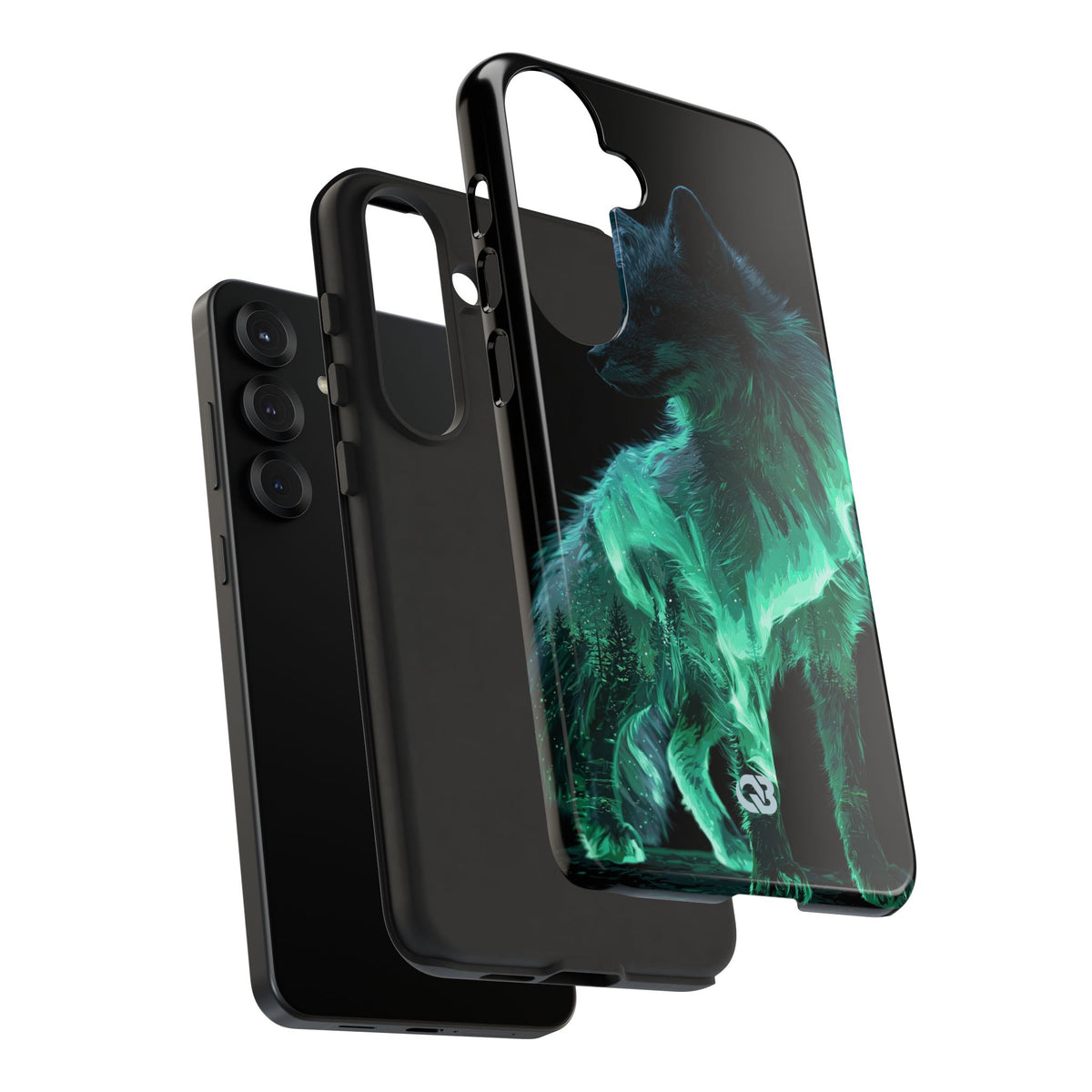 Nordic Aurora Fox · Tough Phone Case for Samsung · Teal