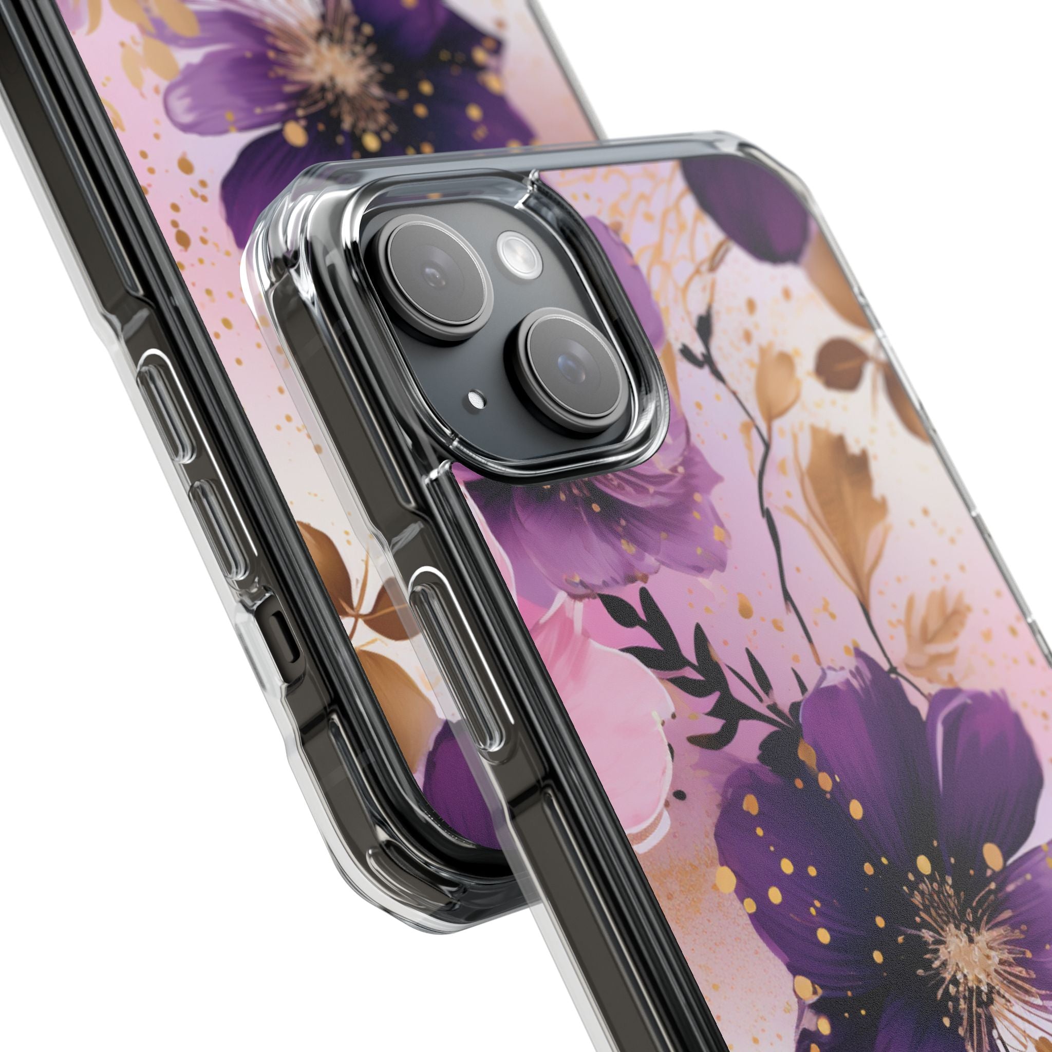 Gilded Violet Bloom · Impact Custodia per iPhone · Magsafe