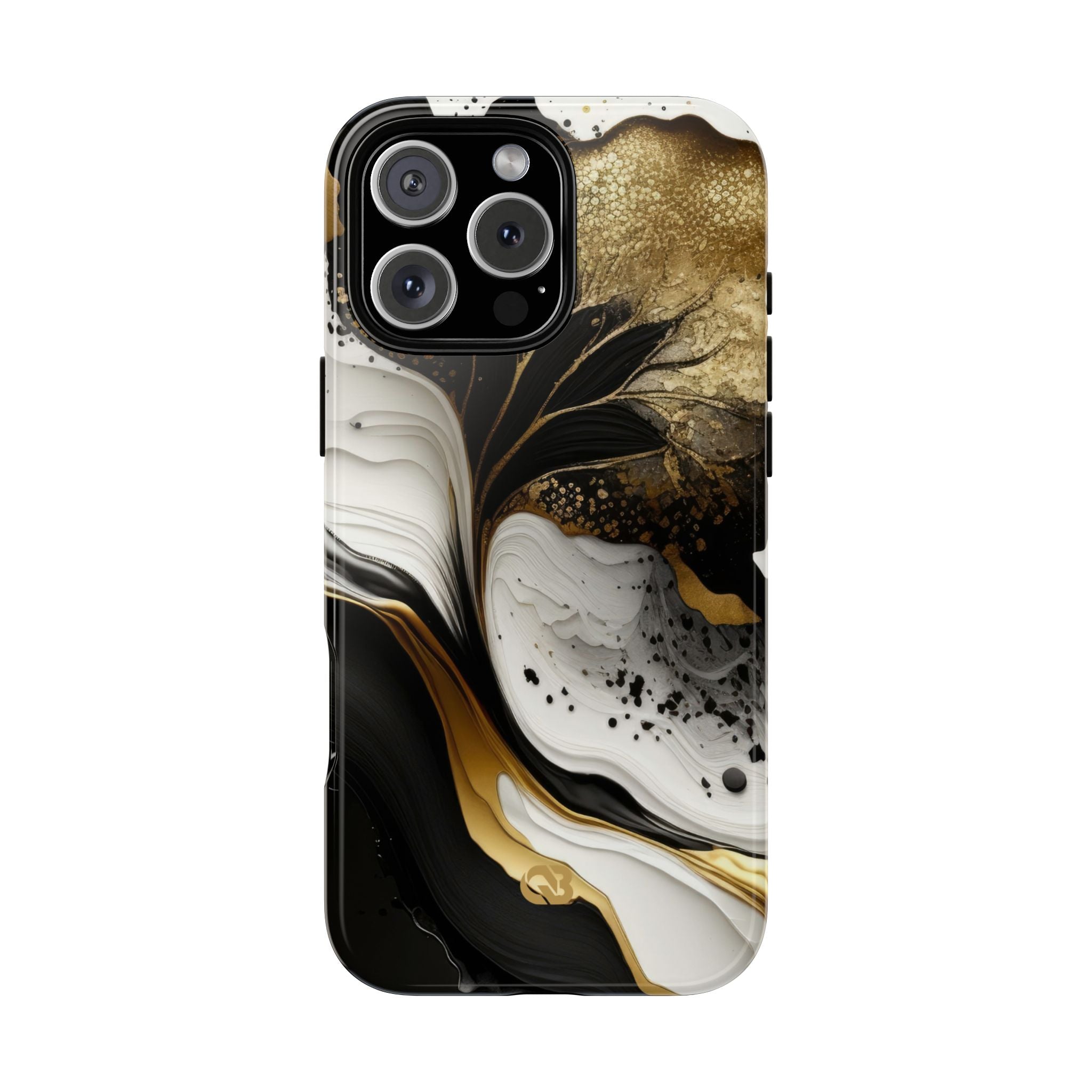 Molten Onyx Gold · Tough Etui na telefon dla iPhone