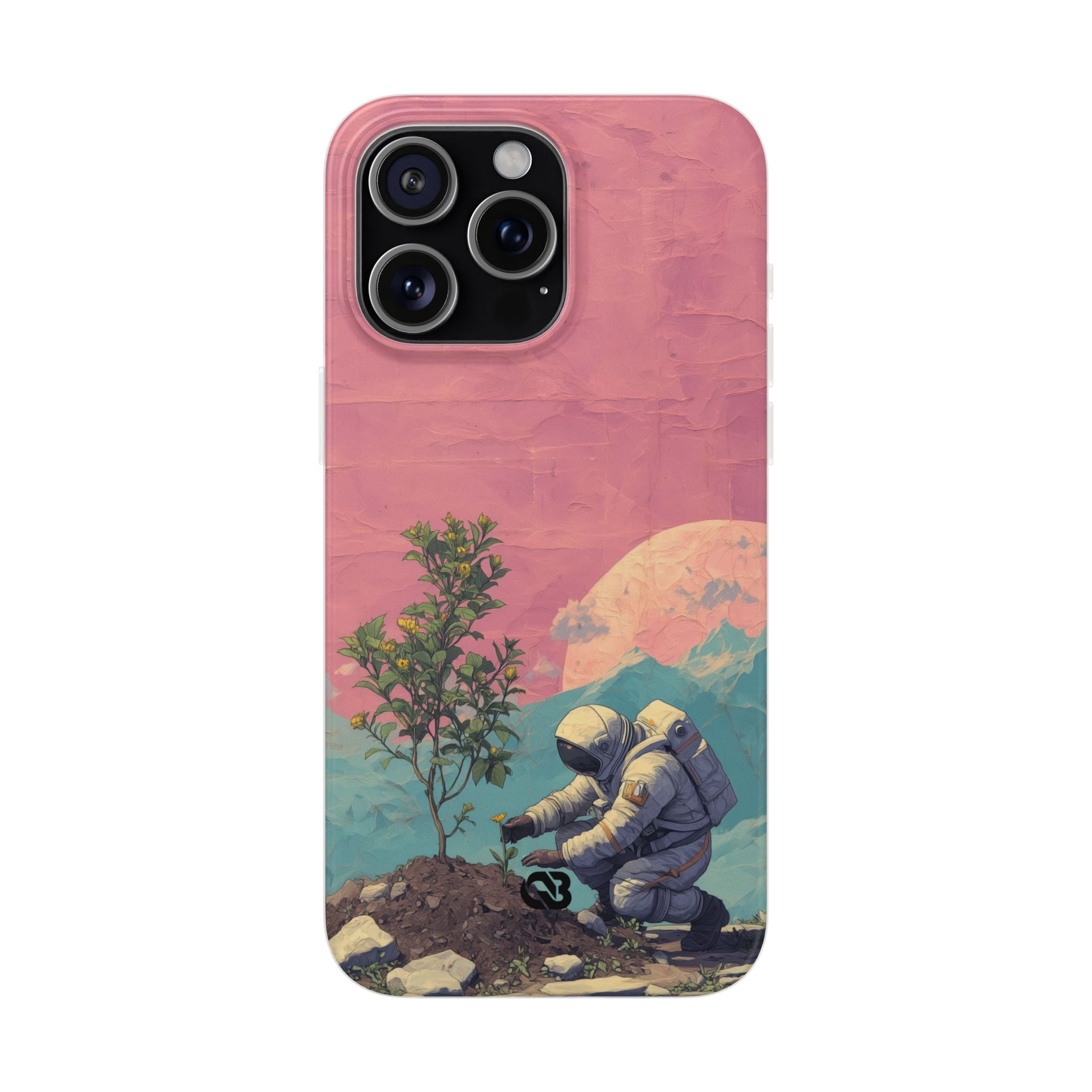 Lunar Pastel Bloom · Soft Phone Case for iPhone