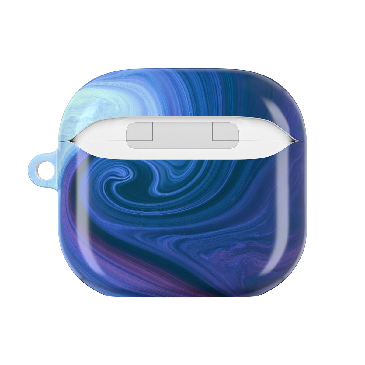 Azure Fluid Swirl · Hard Case for AirPods & AirPods Pro · Blue
