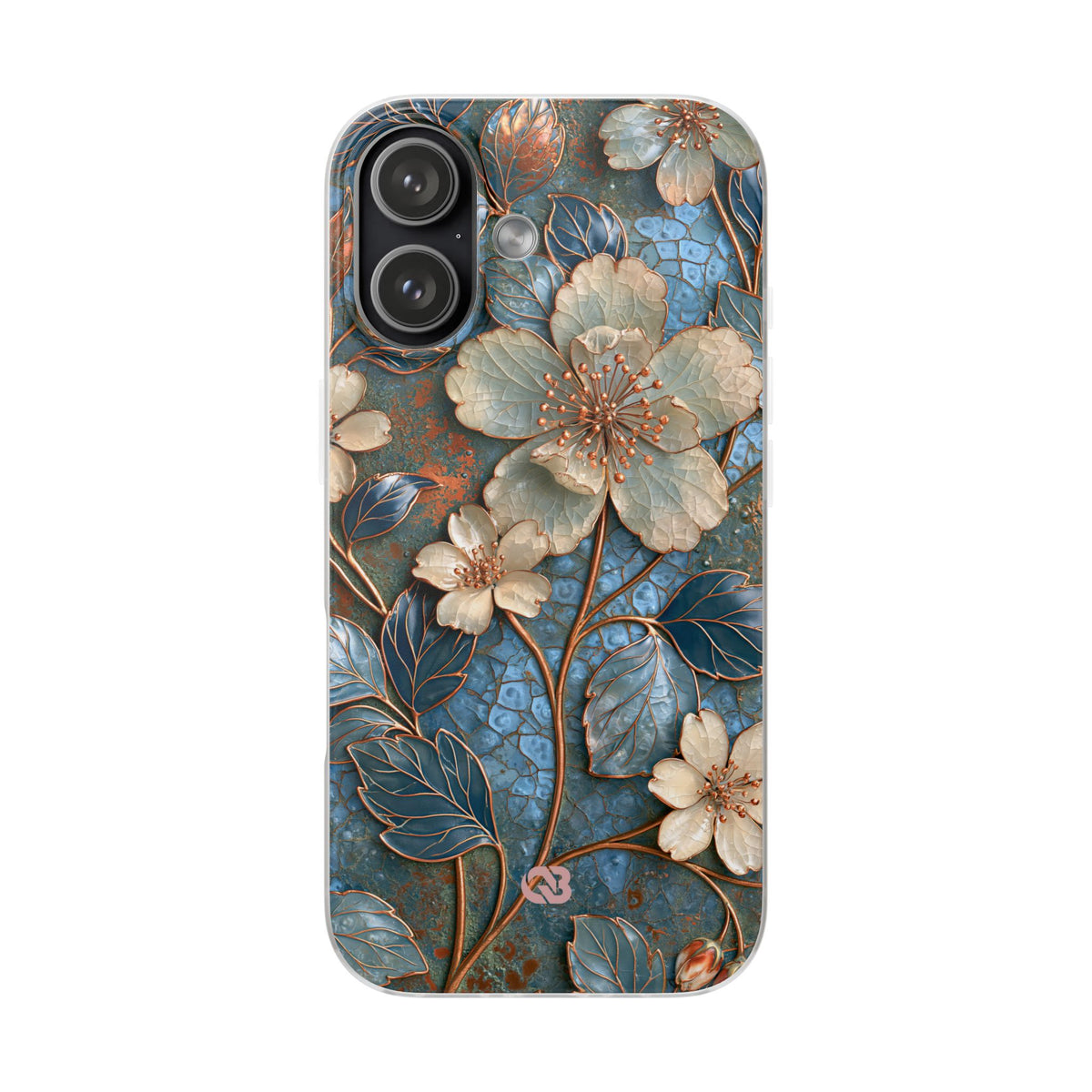 Gilded Blossom Reverie · Lite Phone Case for iPhone · Teal