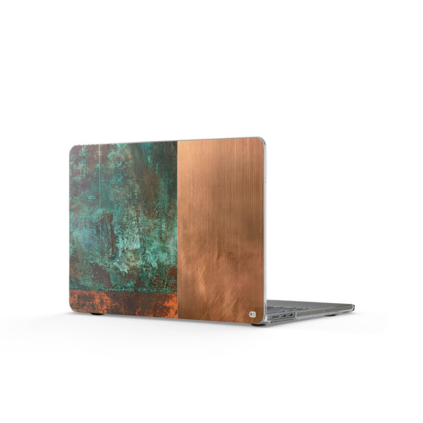 Oxidized Copper Patina · Clear Hard Case for MacBook · Green