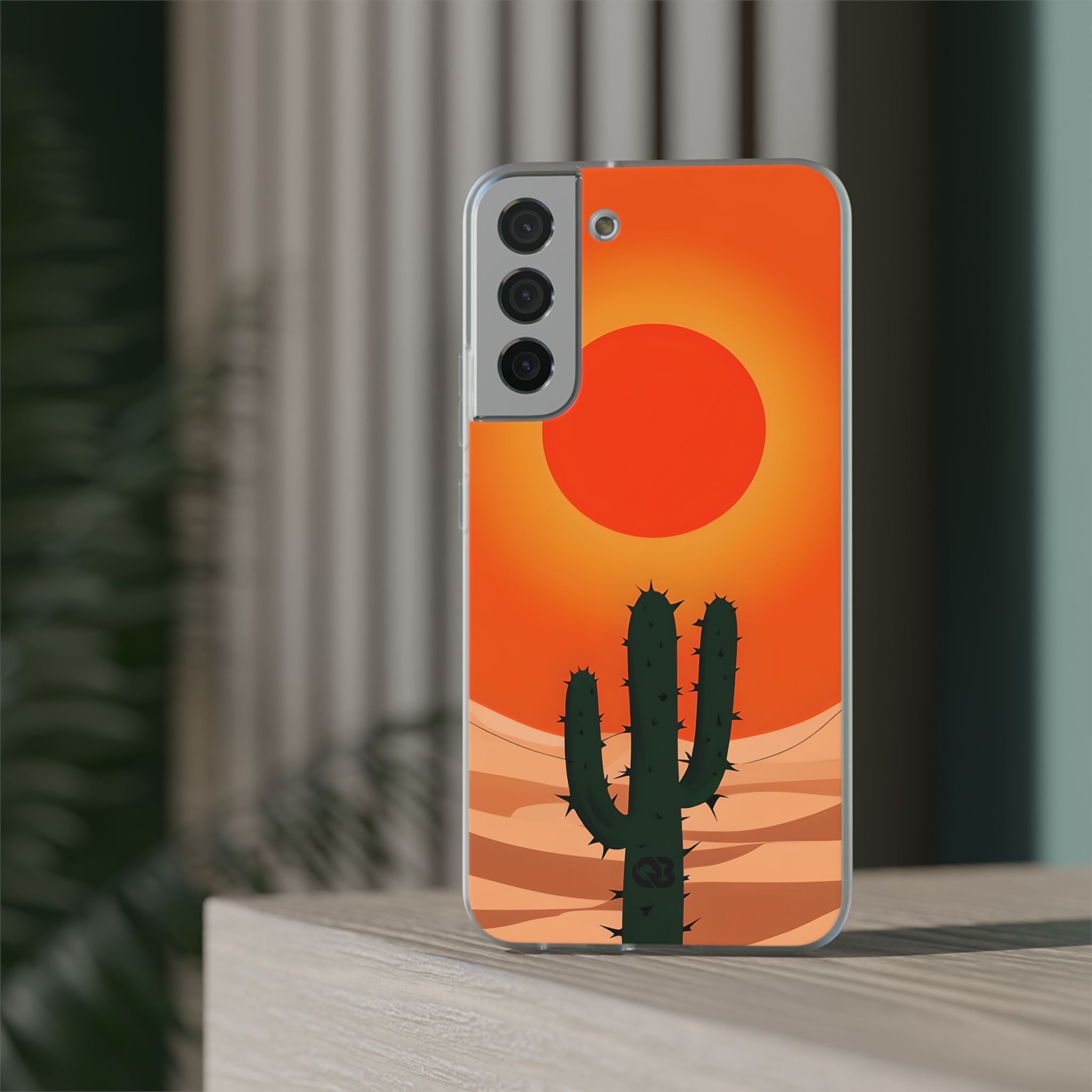 Scorched Saguaro Sunset · Soft Phone Case for Samsung