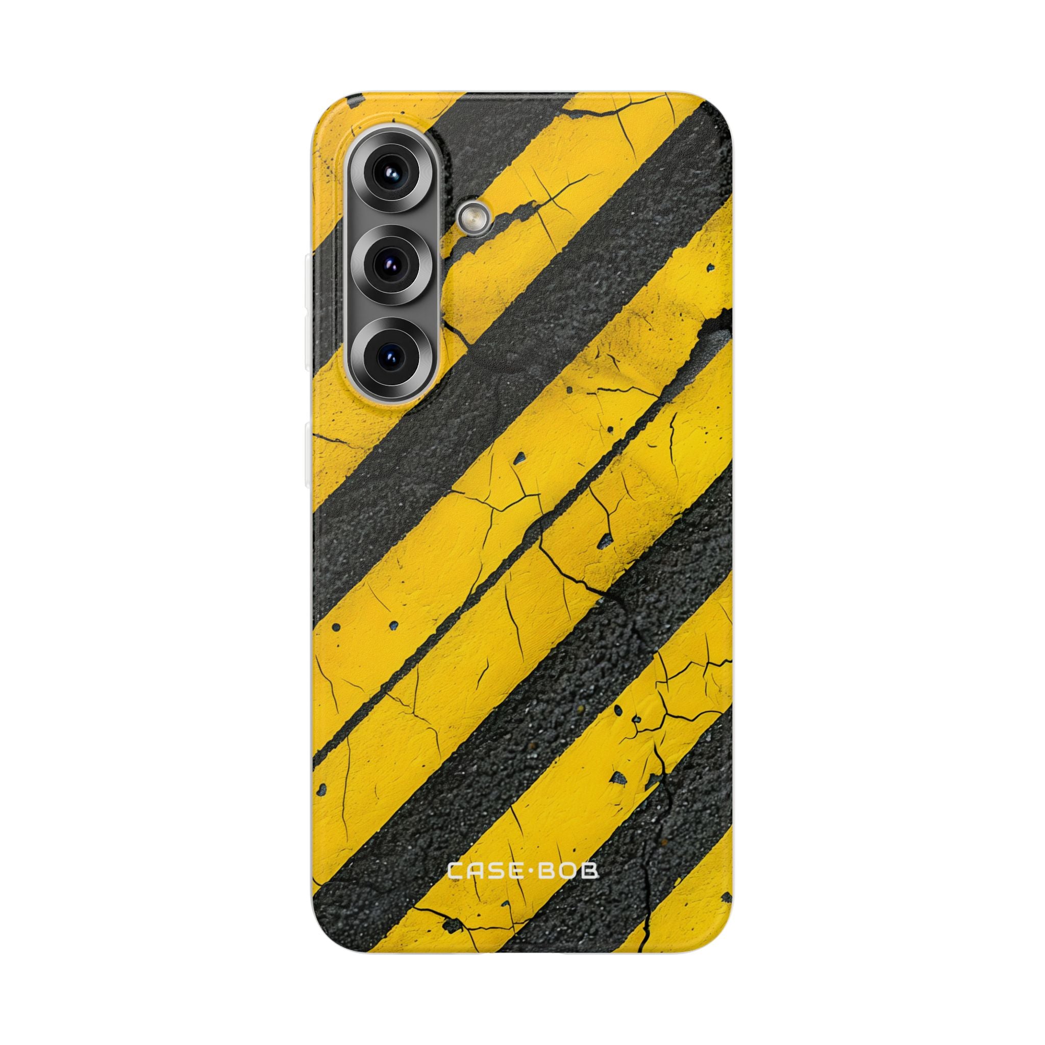 Gelber Streifen Distress Samsung S25 Case - Soft
