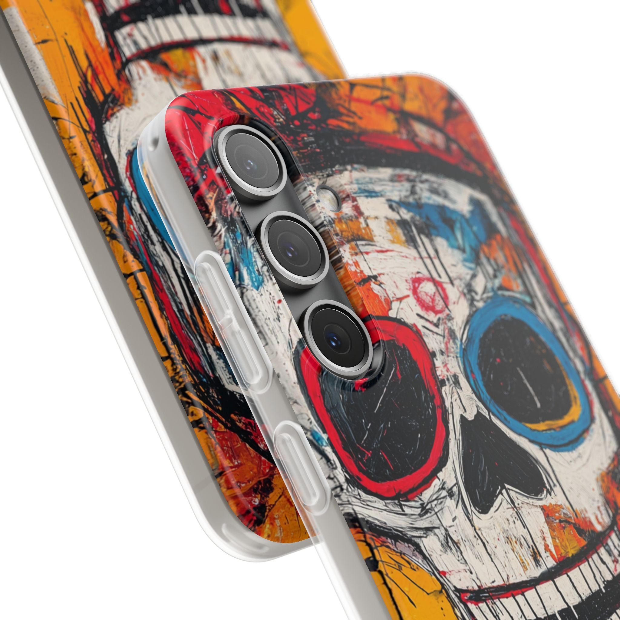 Vivid Graffiti Skull · Soft Coque de téléphone pour Samsung